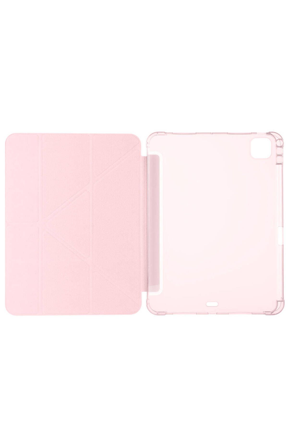 Cep prime-iPad Pro 11 2024 - Shock Absorbing Tri Folding Case with Compartment Stand Pen 2
