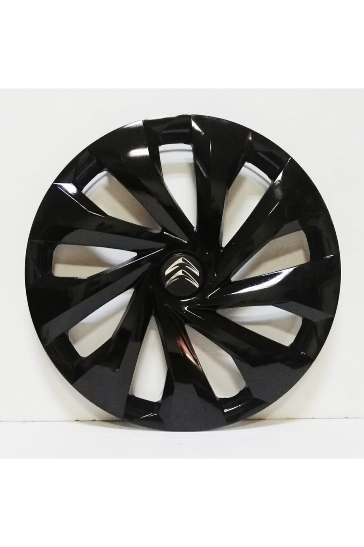 YILAPJANT Citroen 16 Inç Piano Black Jant Kapağı 4 Adet Amblem Hediye