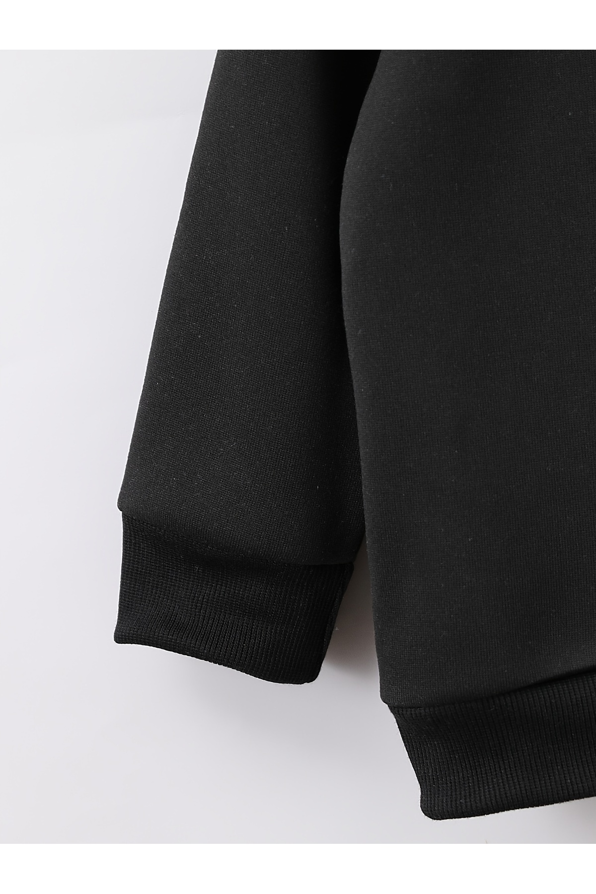 سویشرت پسرانه مشکی Let's Wear | 60020-sweat اورجینال - تصویر 4