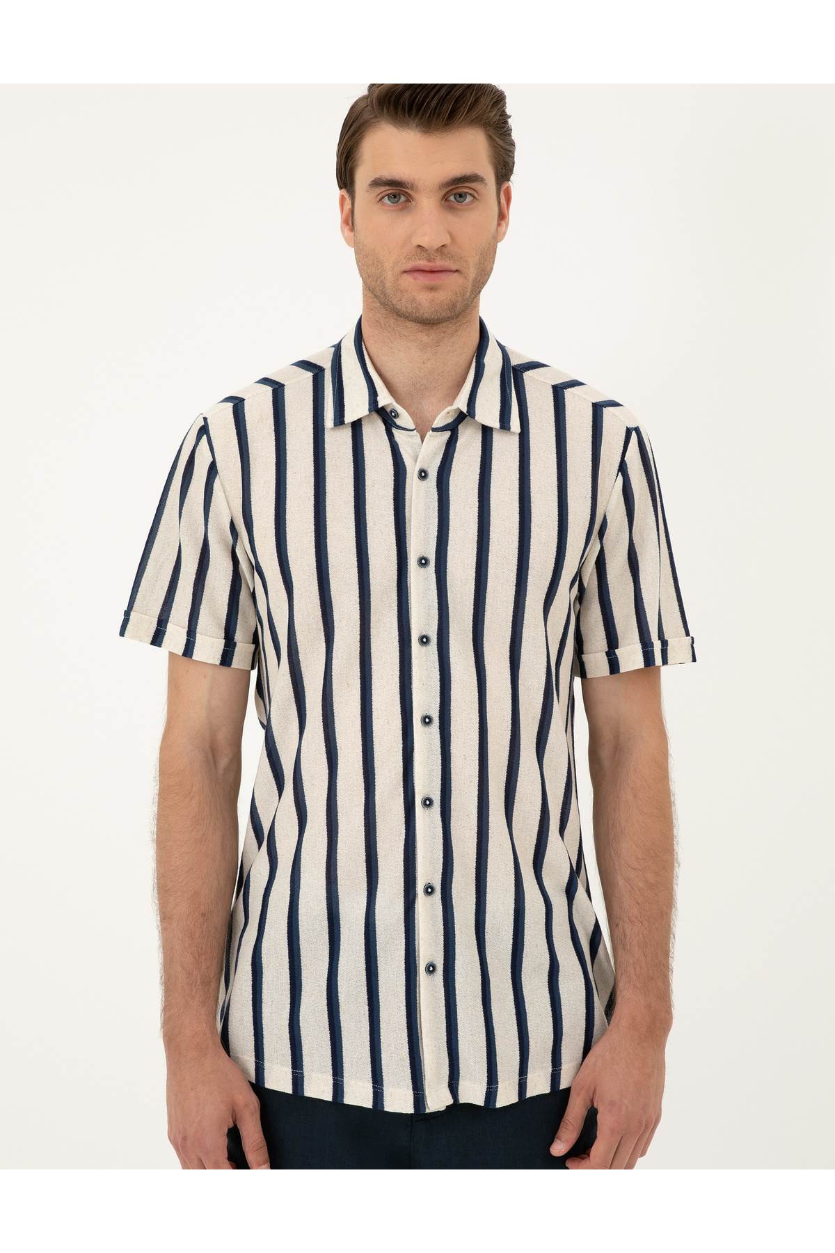 پیراهن مردانه پیر کاردین | 50289021-VR011 Pierre Cardin - Image 3