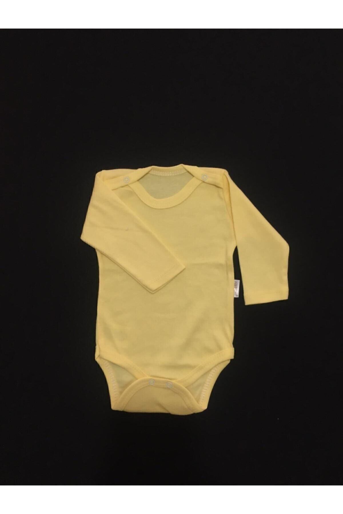 Genel Markalar Erkek Bebek 3 Adet %100 Pamuk Uzun Kollu Bebek Badi Çıtçıtlı Badi Zıbın  Body fotoğrafı 2 (önizleme)