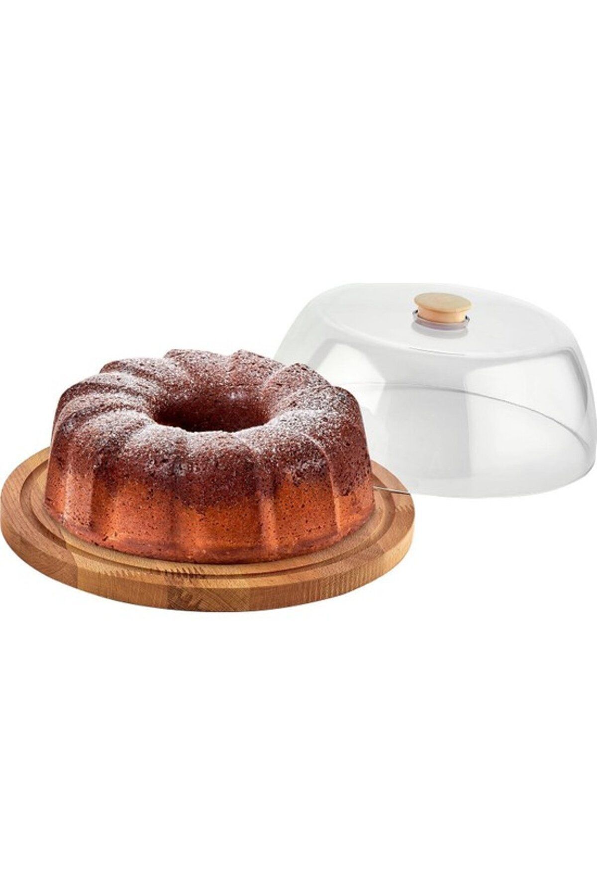 SnapBox-Transparent Swan Cake Cake Jar Presentation Stand 1
