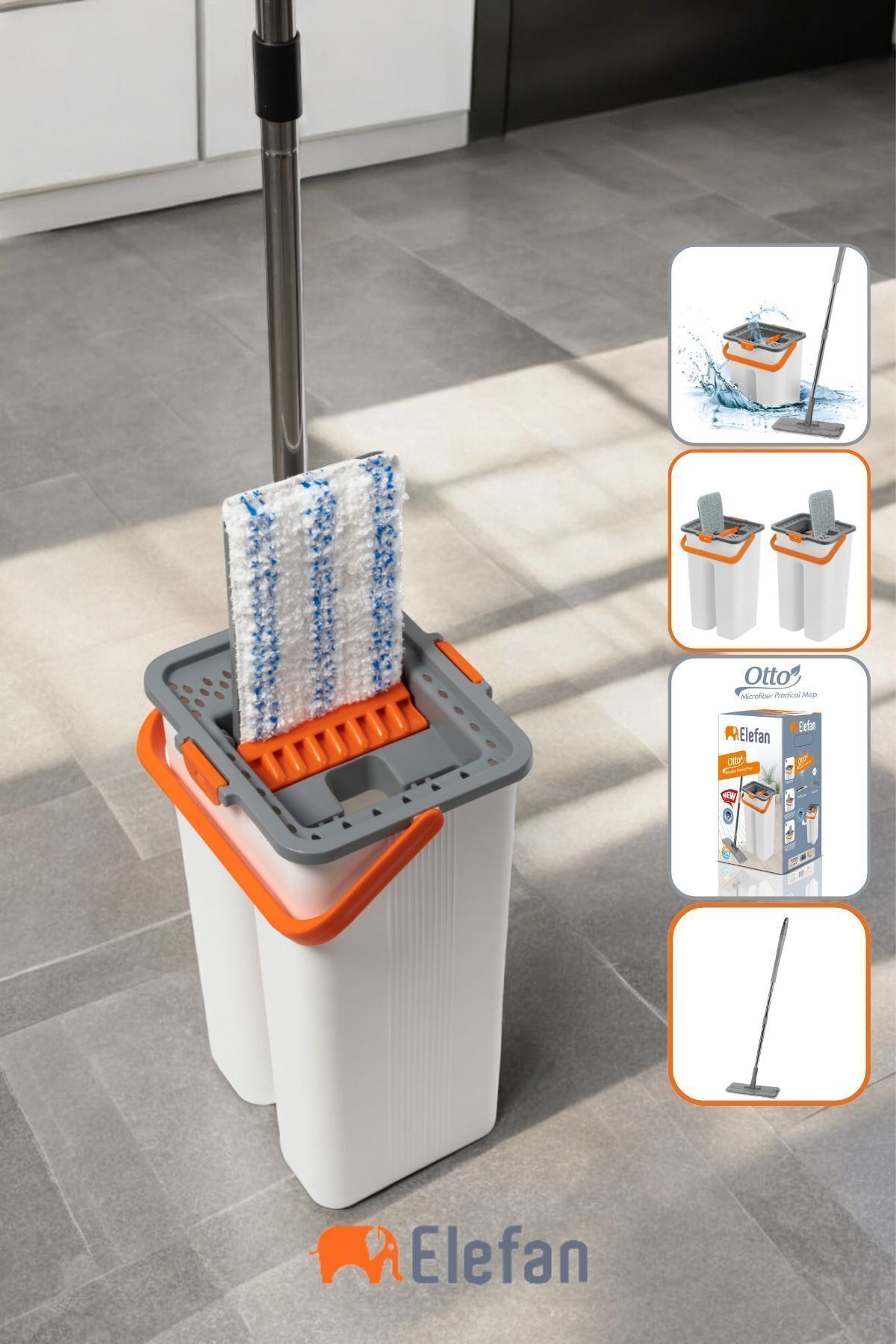 Elefan-Otto Mop Set - Microfiber Practical Design 1