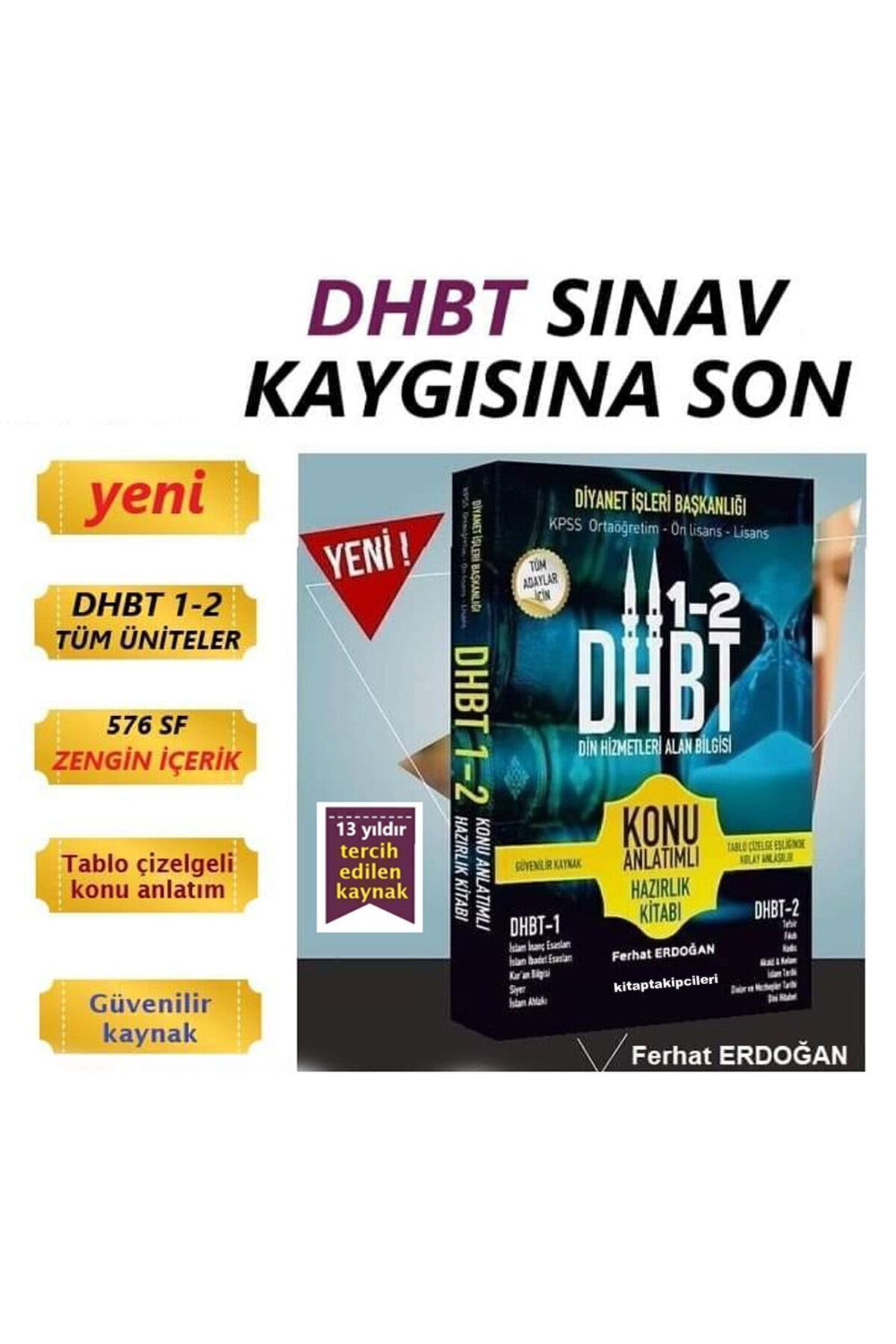 kitaptakipcileri Dhbt Konu Anlatımlı Hazırlık Ferhat Erdoğan