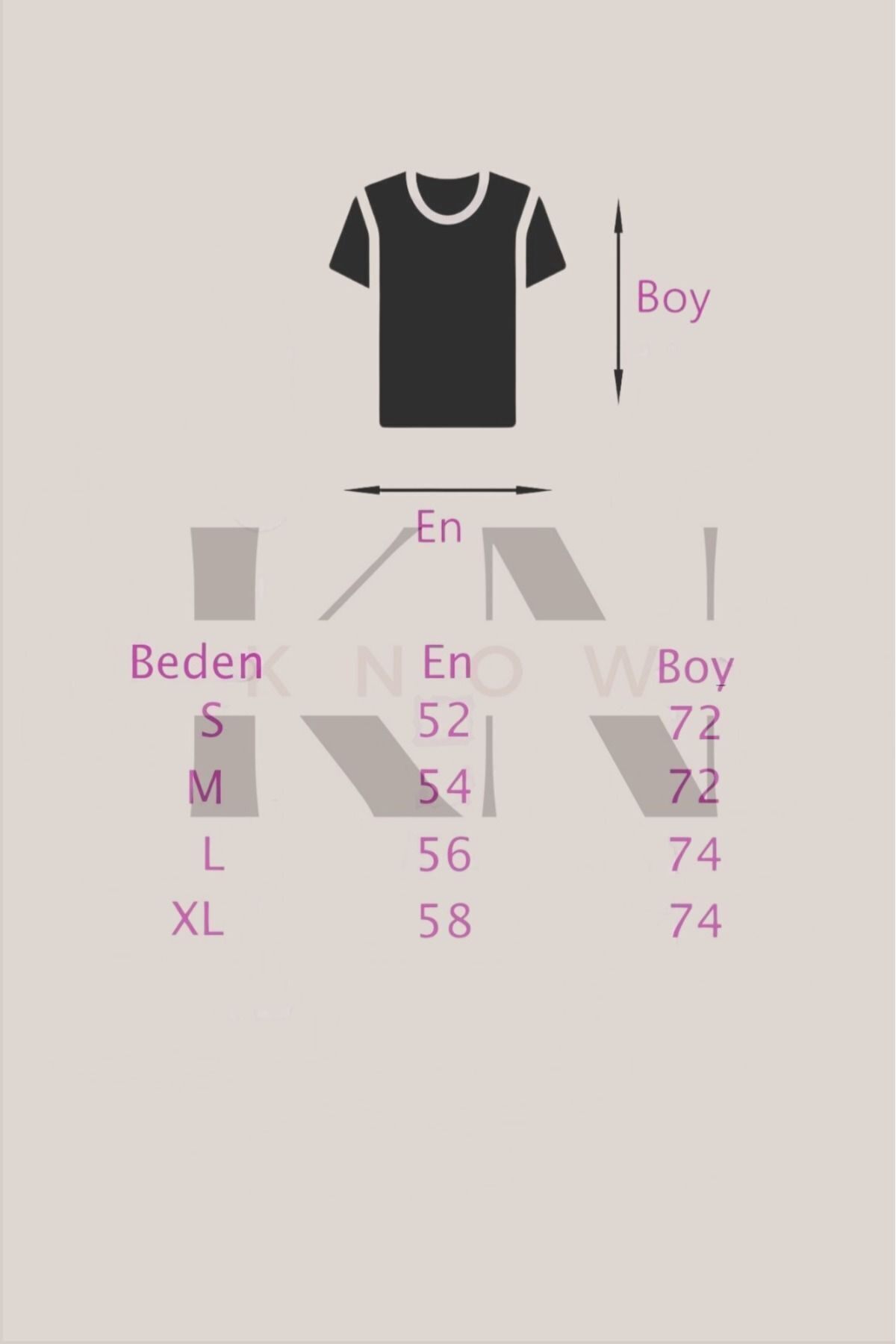 Know-Beiges T-Shirt mit normalem Augen-Print für Damen 3