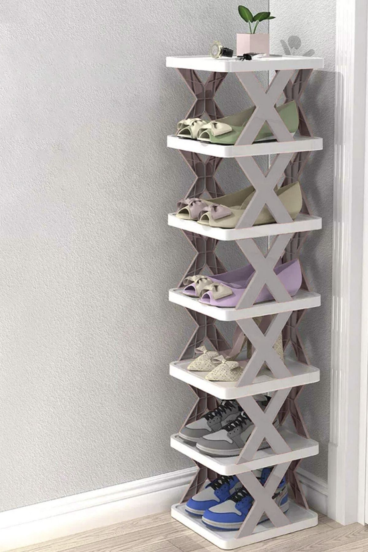 Elefan Plato Model X Organizer, Banyo Rafı, Mutfak Rafı,ayakkabı Rafı ...