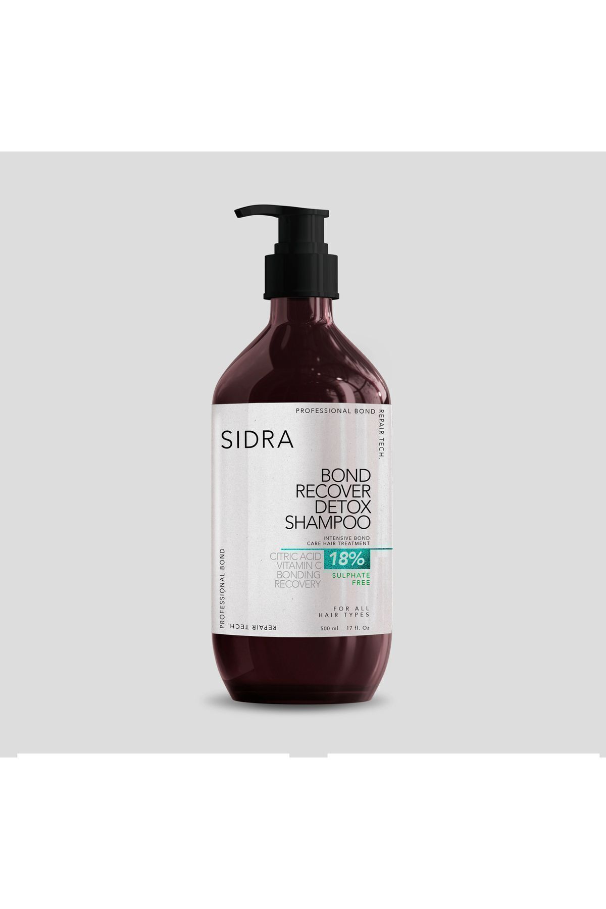 SIDRA PROFESSIONAL BOND-Sıdra No.1 - 500 ML Bond Recover Detox Shampoo 3