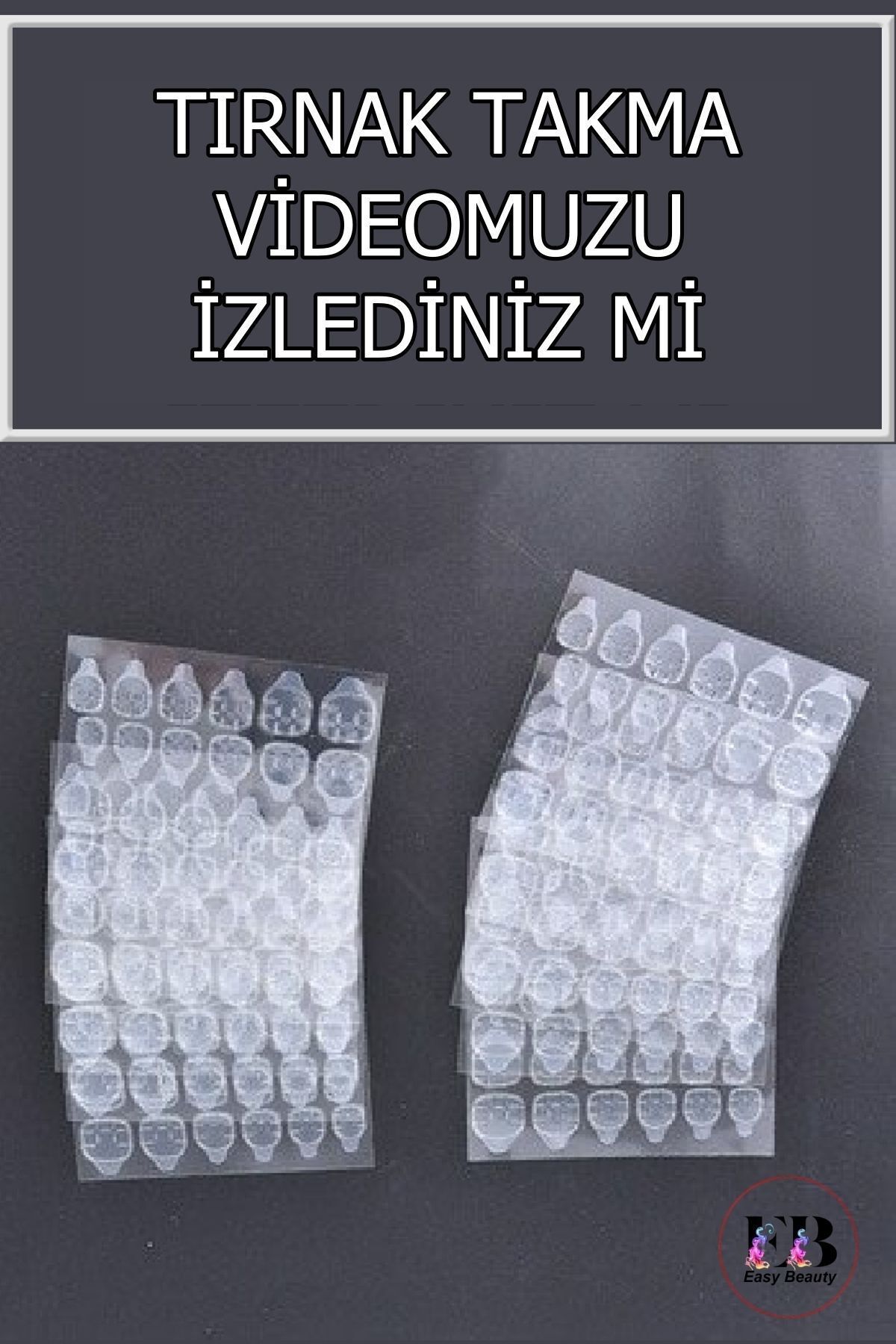 استیکر ژل چسب نواری دو طرفه چسب ناخن بدون آسیب به پوست Easy Beauty
