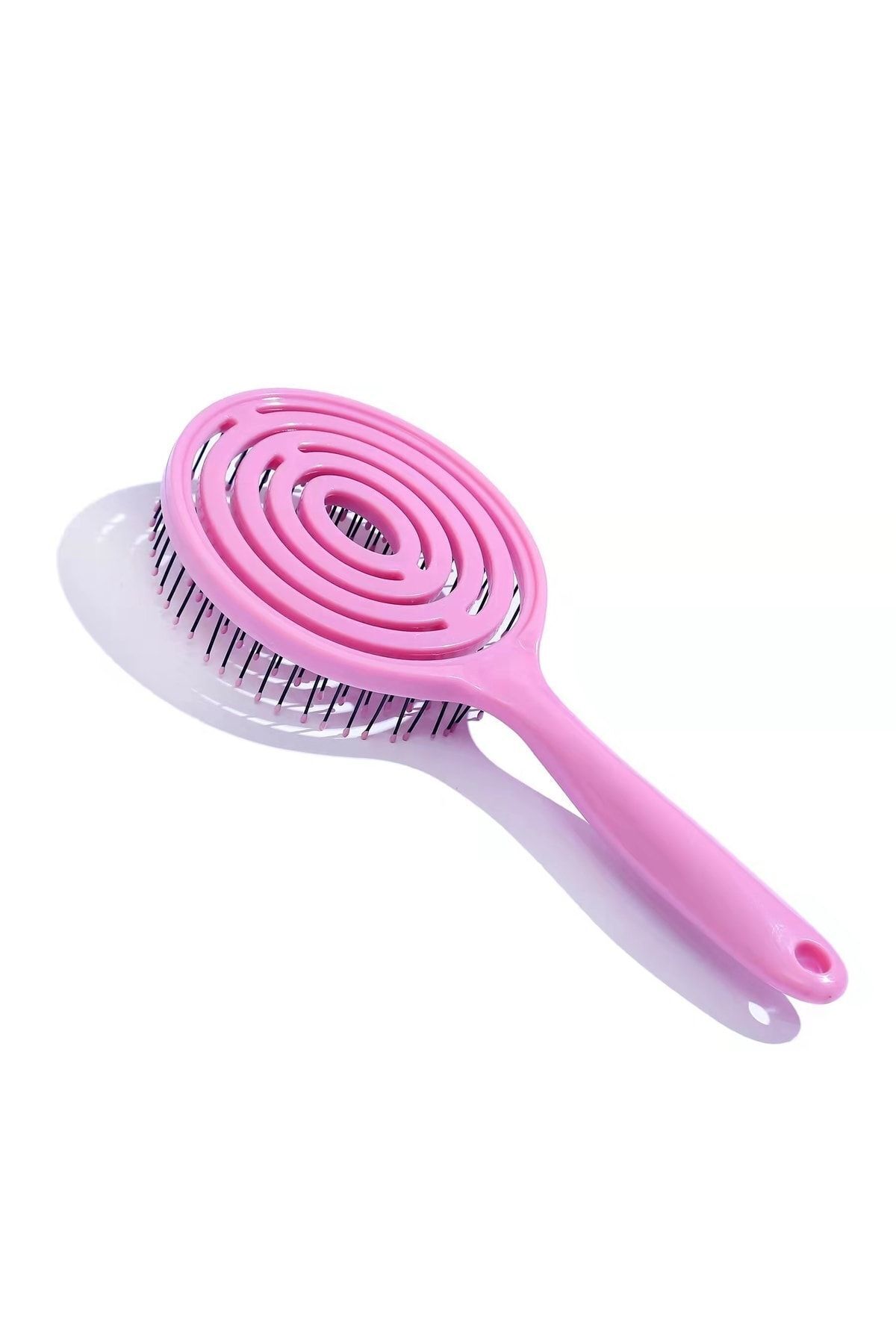 One Step Beauty 3d Profesyonel Açma Tarama Saç Fırçası Pembe Oval