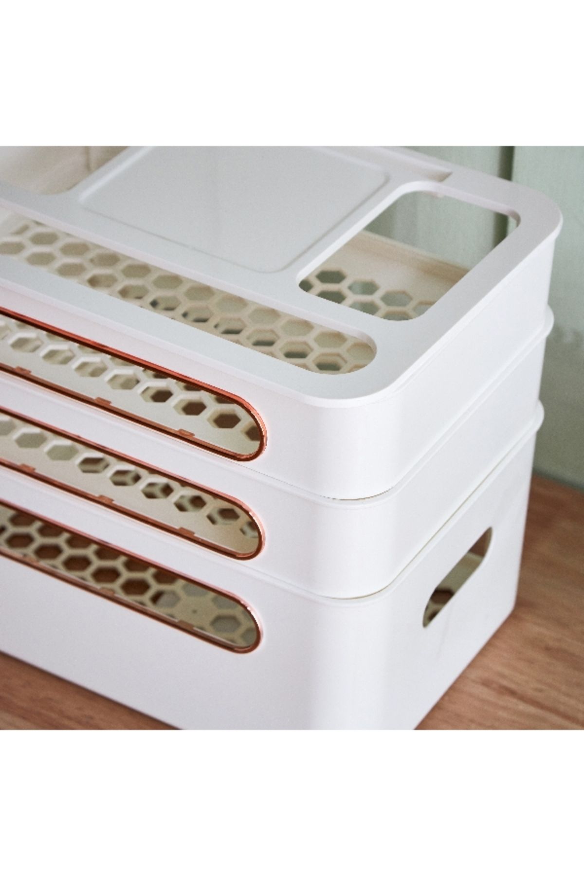 Home Box-Generic 3-Layer Wireless Router Storage Box 3