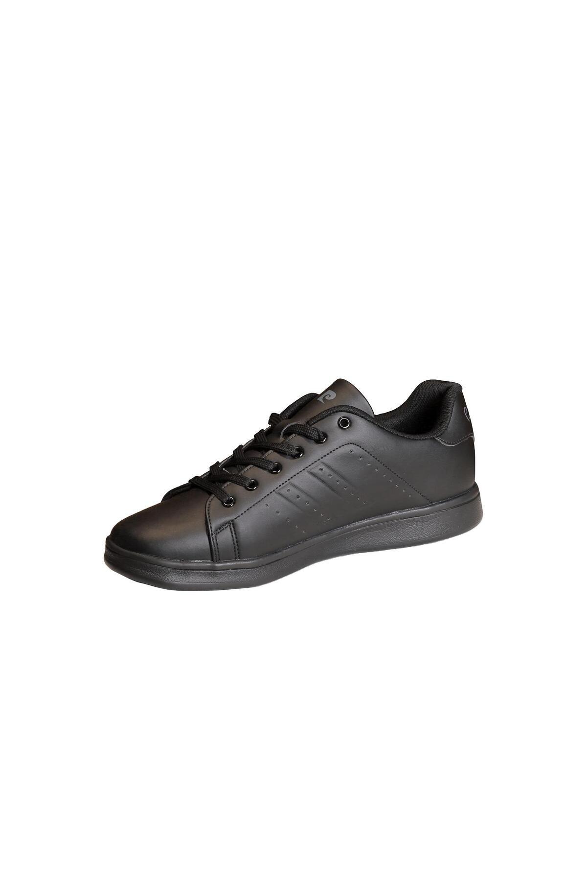 کفش پیاده روی پیر کاردین مردانه چرم مصنوعی مشکی  راسته       | Pierre Cardin PSC-101520 TR - تصویر 3