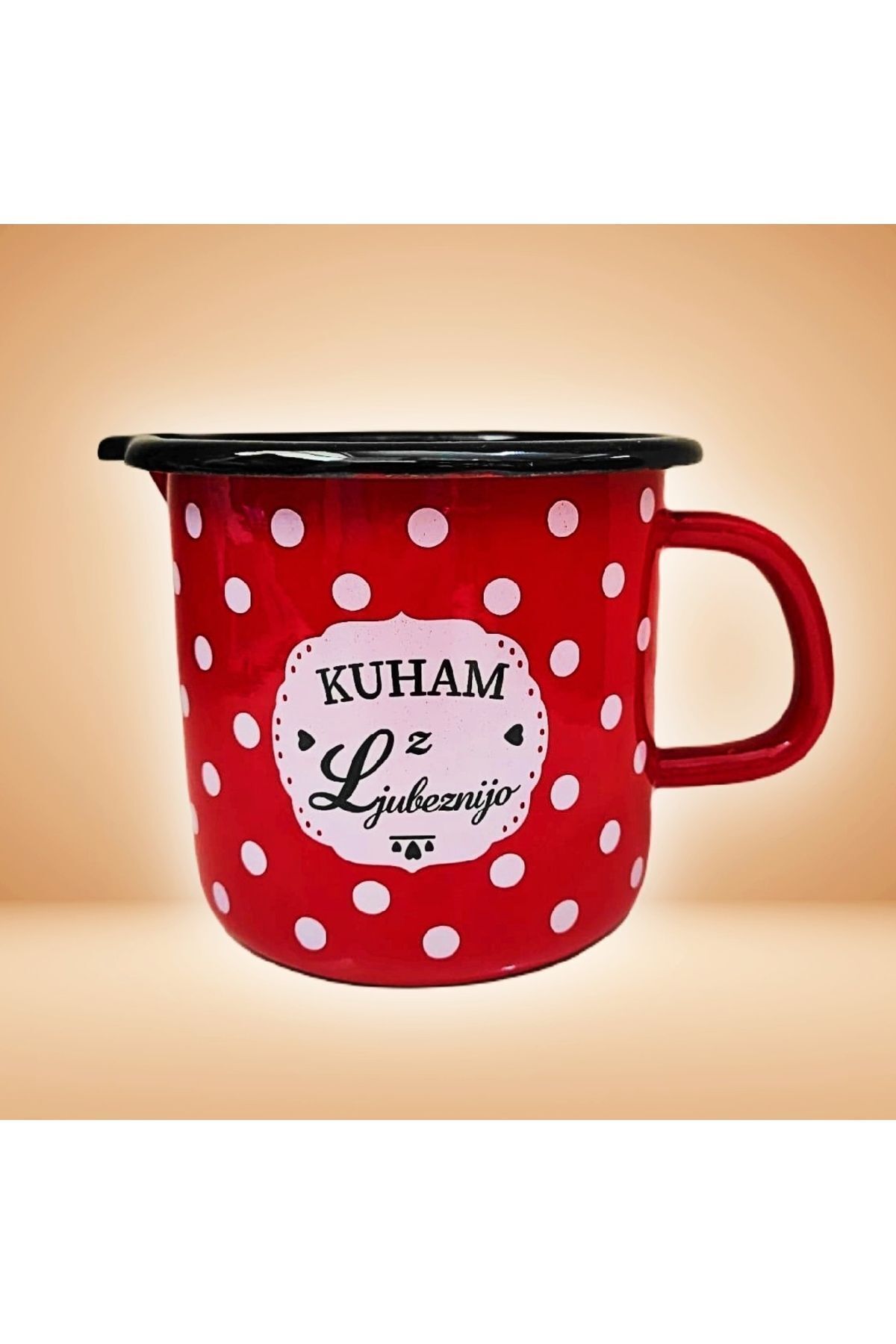 Yumurta Haşlama Sos Ve Mama Yapma Sütlük 1250ml Kırmızı Puantiyeli