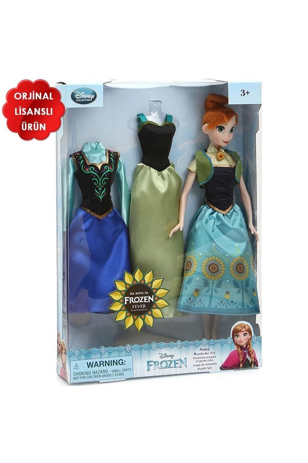 D SNEY Frozen Original Anna Doll and Costumes Trendyol