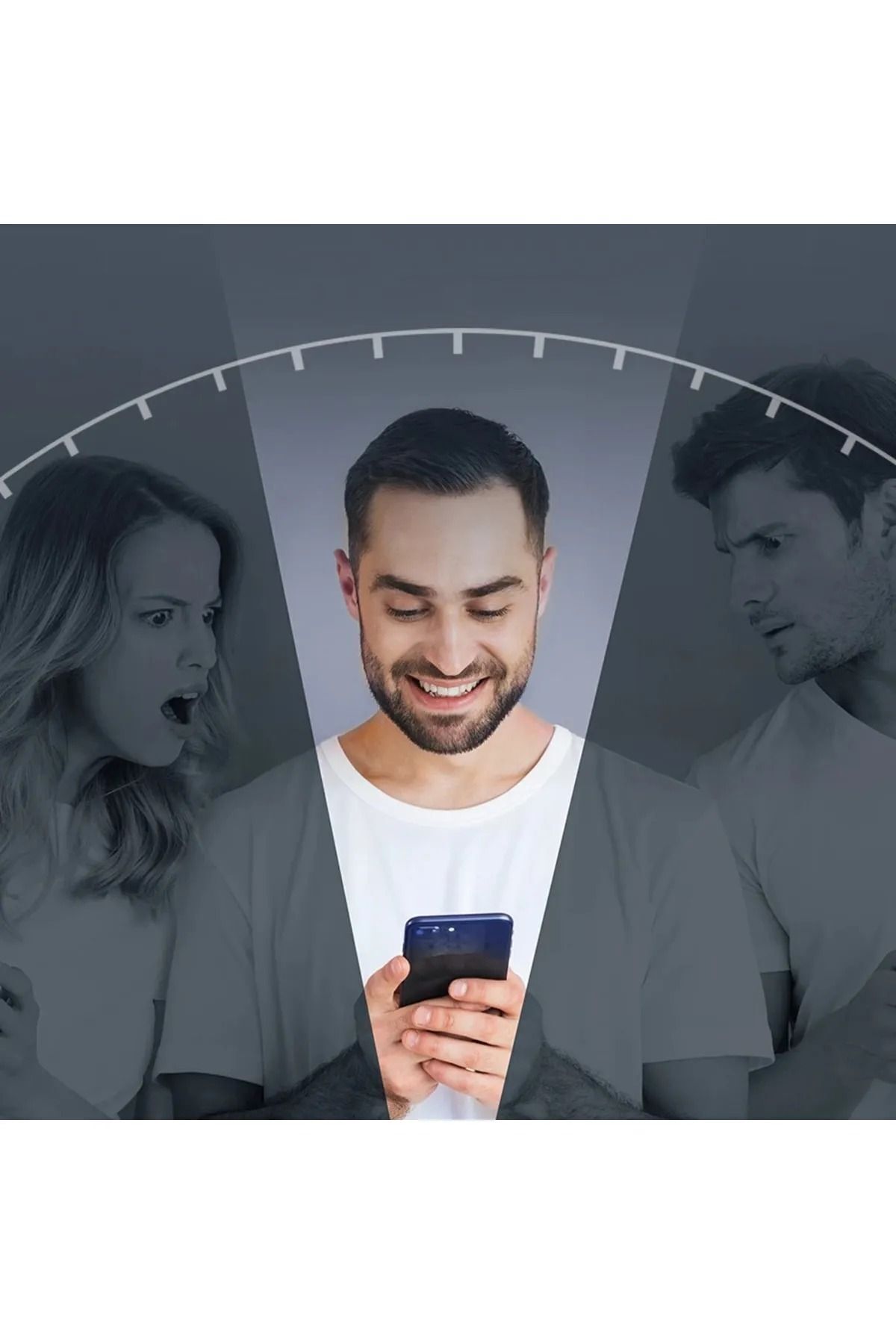 OPPO RENO 4 LİTE -Yüksek Kalite MAT Parmak izi yok HAYALET SeramikTamKaplayan EkranKoruma 6