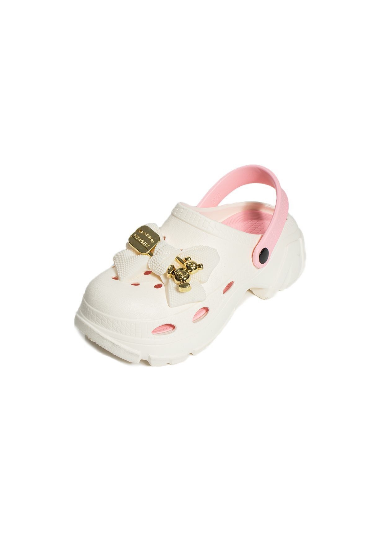 Pembe Potin-Femei Bej Pudra Eva Sea Beach Chef Doctor Nurse Hospital Confort Sandale Confortabile Papuci 5