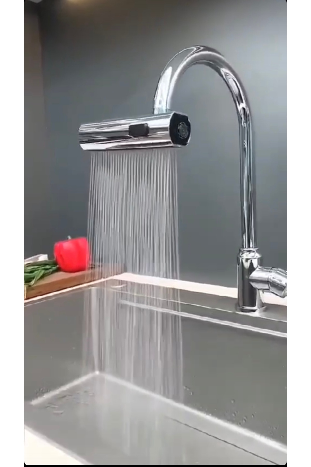 İSAOĞLU YAPI Musluk Başlığı Tazzik ve Basınç Özellikli Fonsksiyonlu Batarya Başlığı Bütün Armatürlere Uyumlu