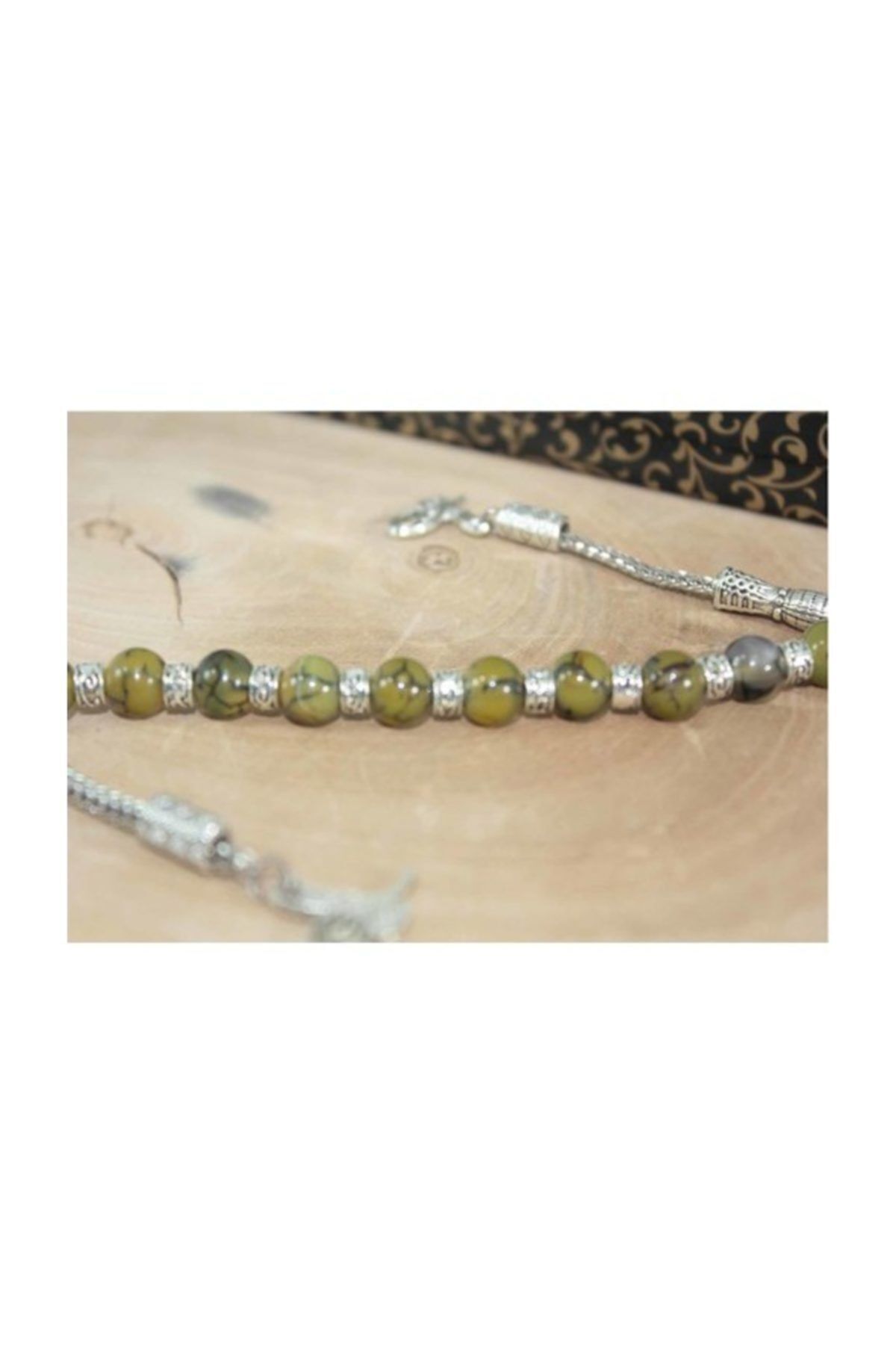 RD EKOAVM-8 mm Agate Zaza Rosary with Tugra Tip Rosary Rdt216 3