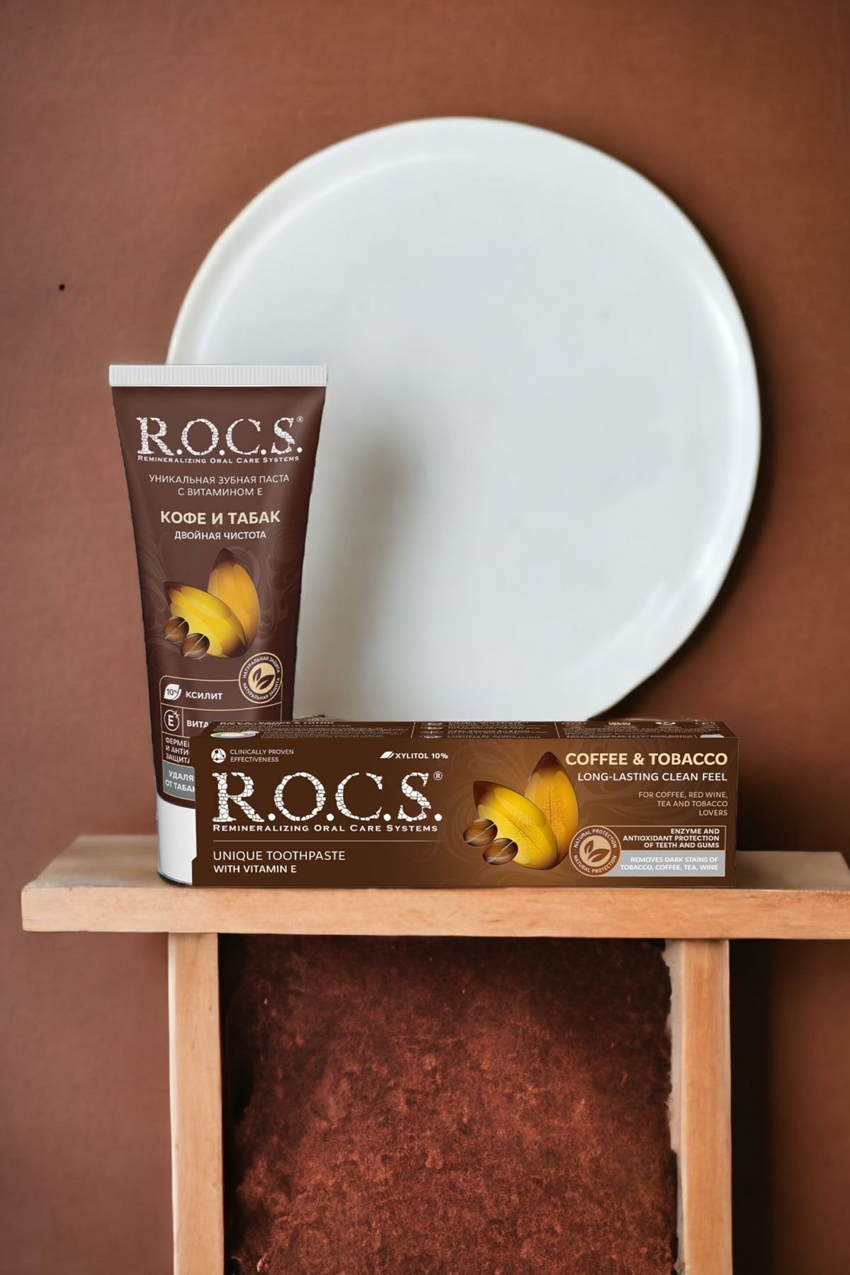 R.O.C.S.-Coffee Tobacco Toothpaste Against Stains 60 ml 7