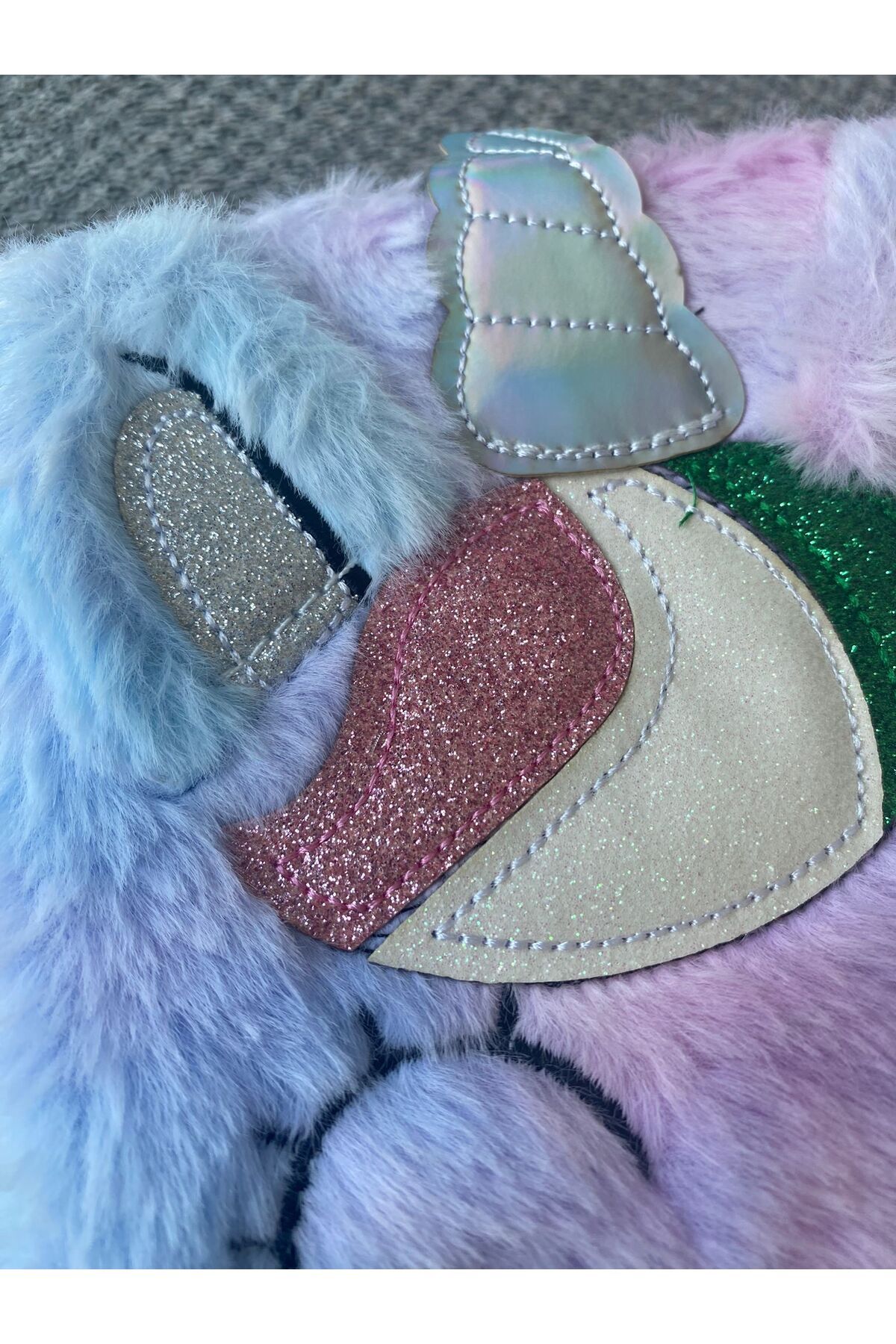 BLA GROUP-Cute Plush Unicorn Notebook, Memory Book, Memory Book, Diary 5