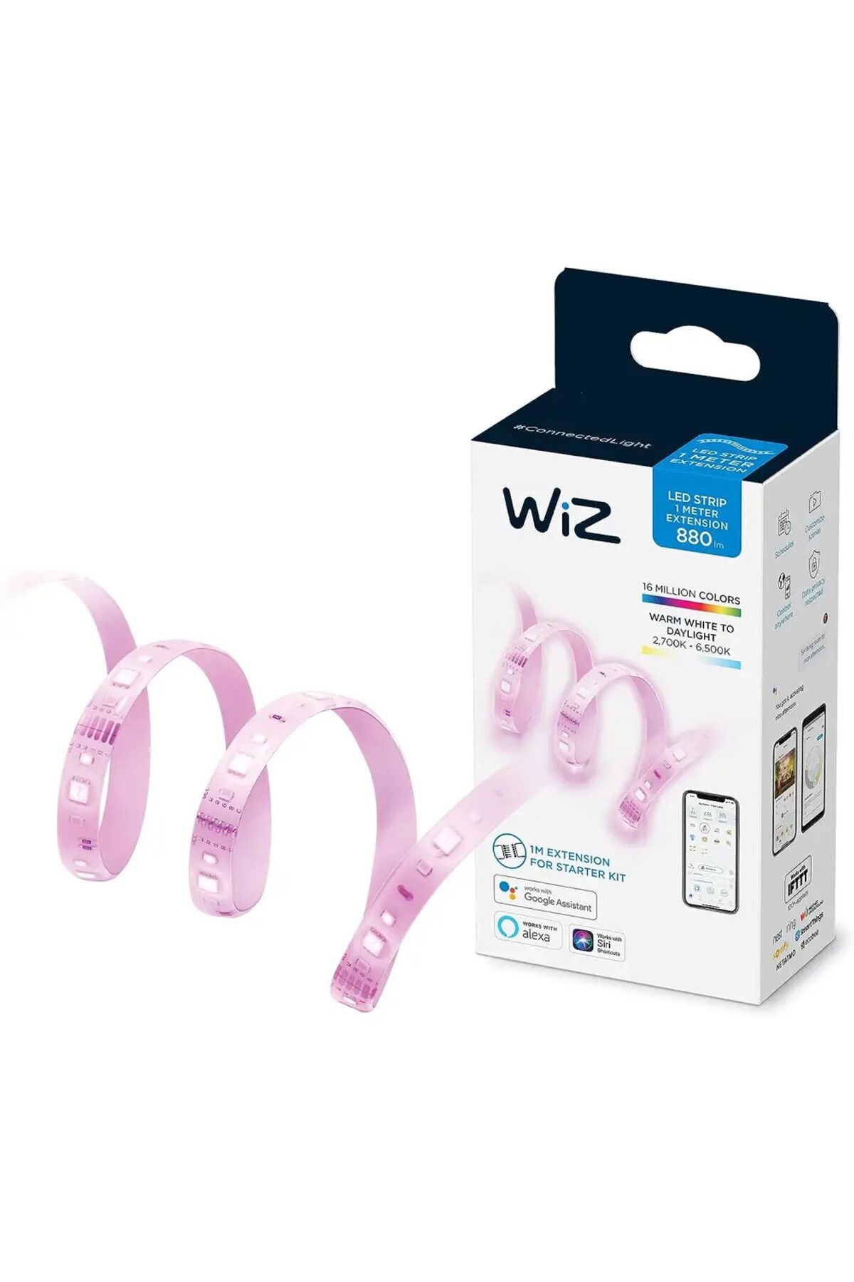 Wiz-Wi-Fi BLE LED strip 1M 880lm ext EU 1