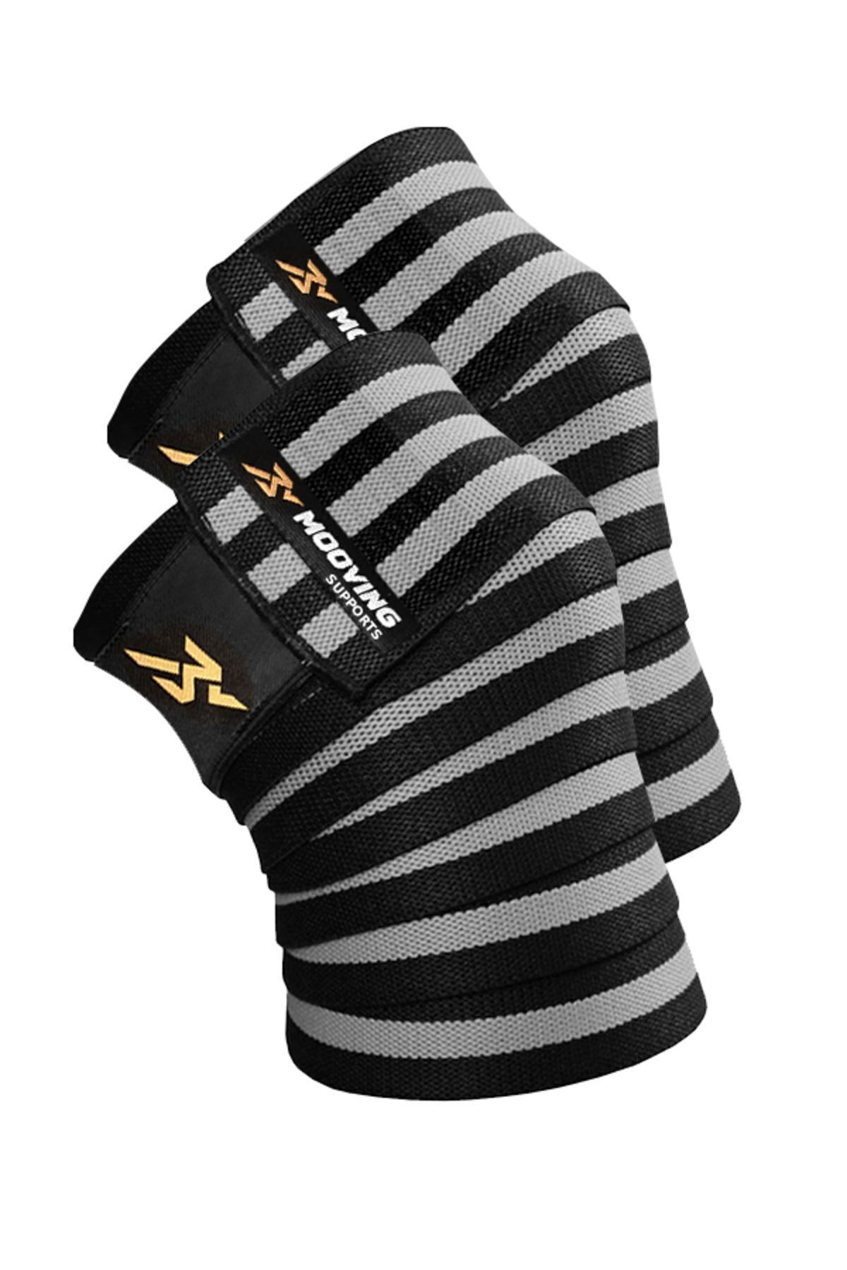 mooving supports Knee Wraps Diz Bandajı , Diz Sargısı , Spor Dizlik 2’li Paket