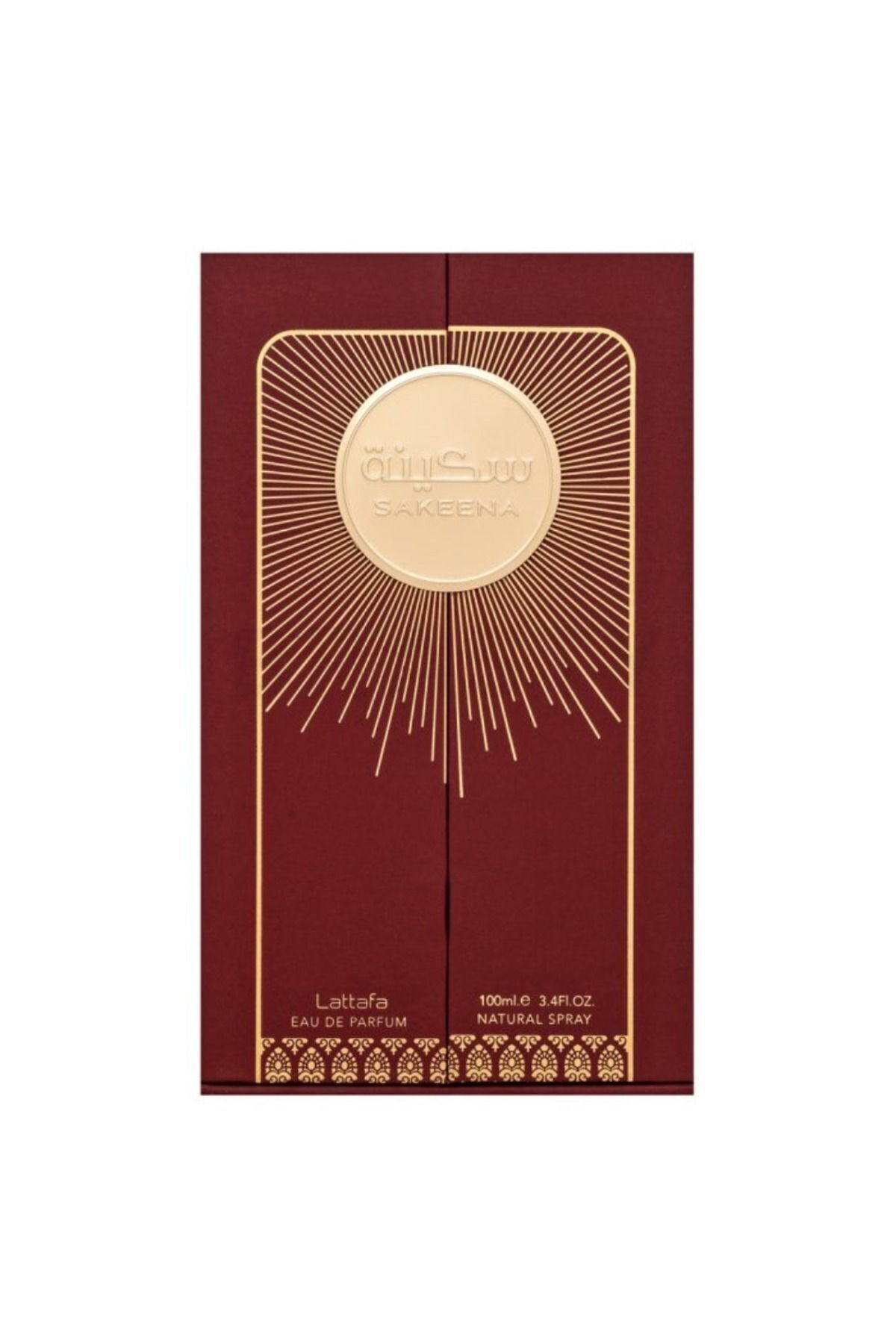 lattafa-Sakeena EDP 100ml - Premium Spittle Color Feature Cream Gel 2