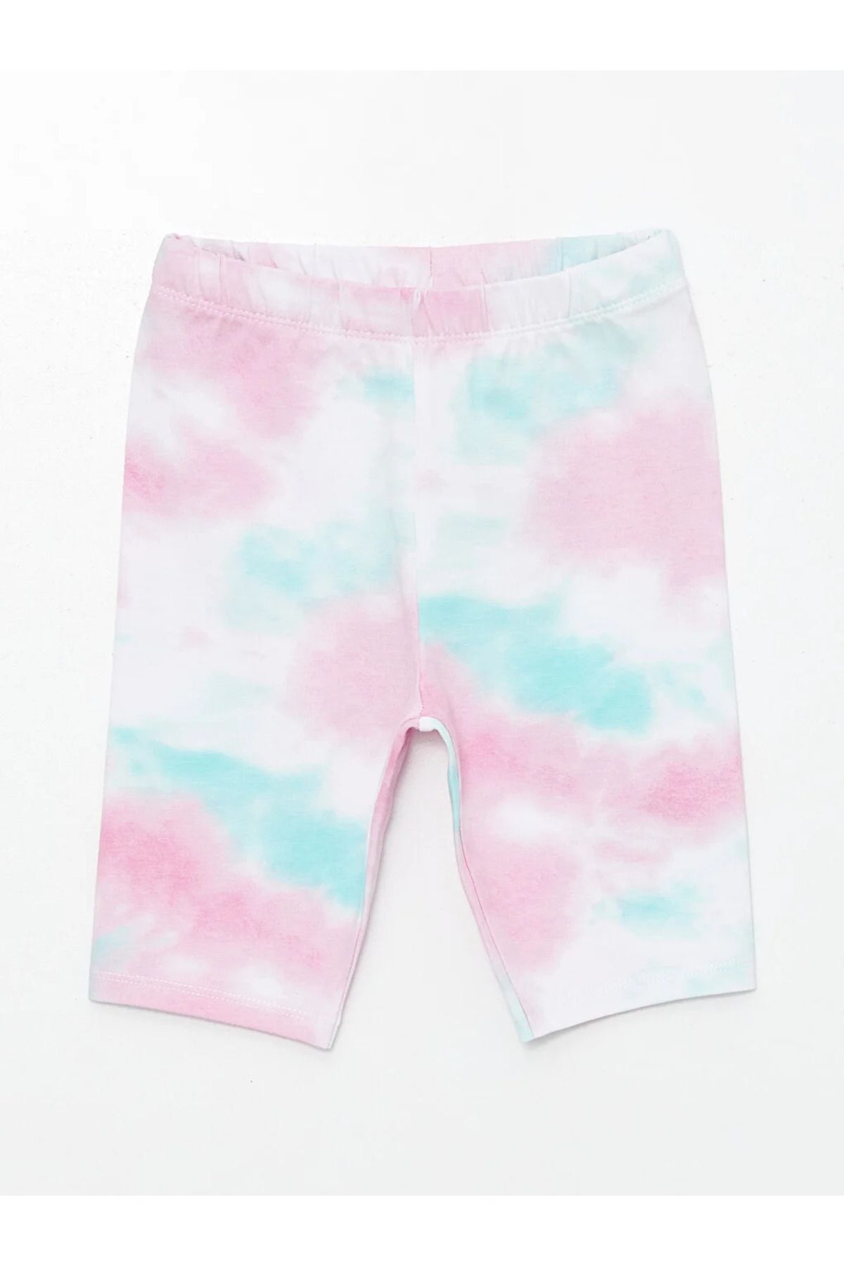 LC Waikiki LCW baby Beli Lastikli Desenli Kız Bebek Şort 2'li fotoğrafı 2 (önizleme)