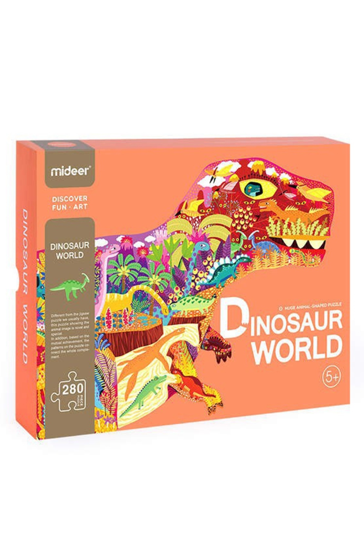 LargeAnımal-shaped Puzzle Dınosaur World