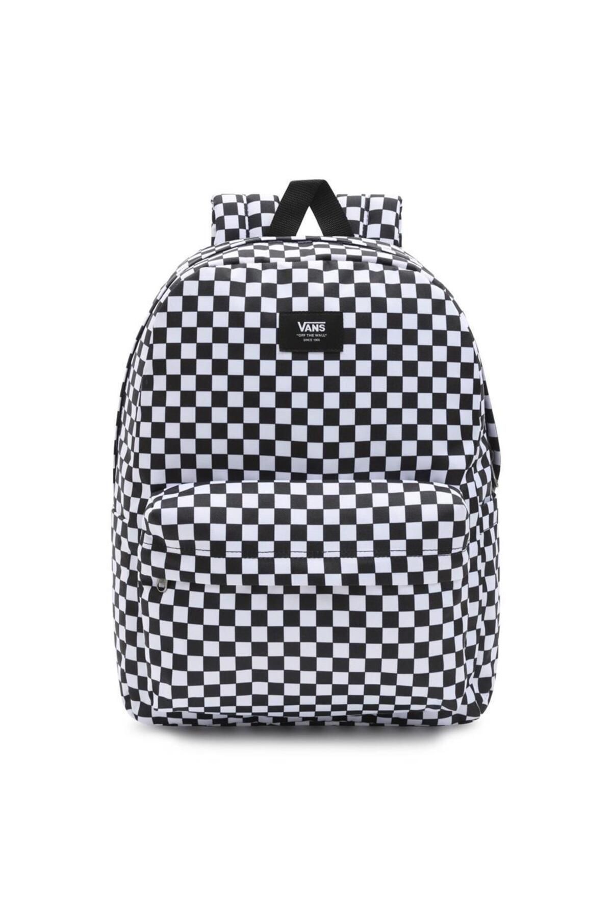 Vans çanta siyah beyaz top