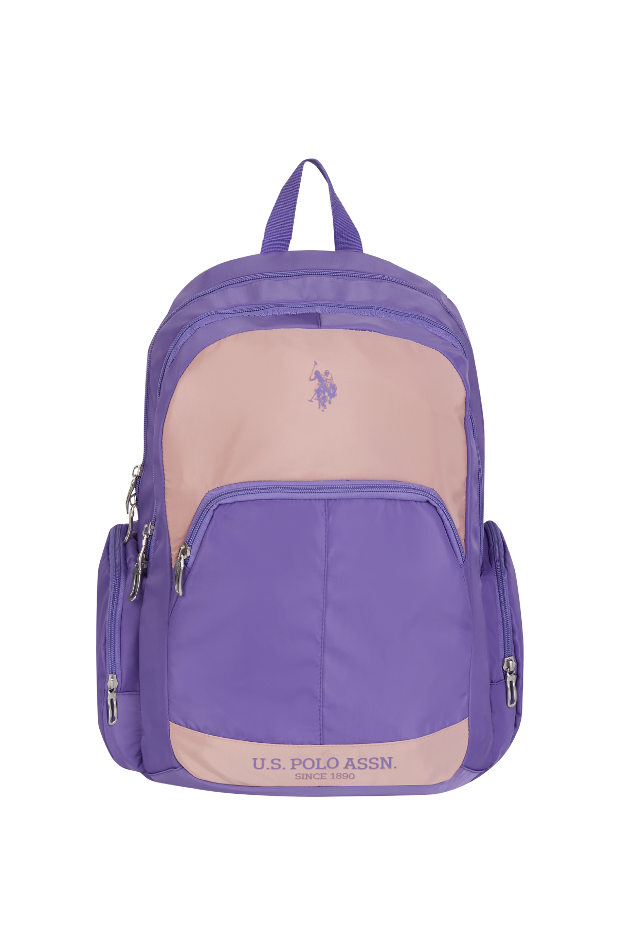 یو اس پولو کوله پشتی لپ تاپ مدرسه ای یونیسکس US Polo Assn 24432-24430-24429-24431 بنفش