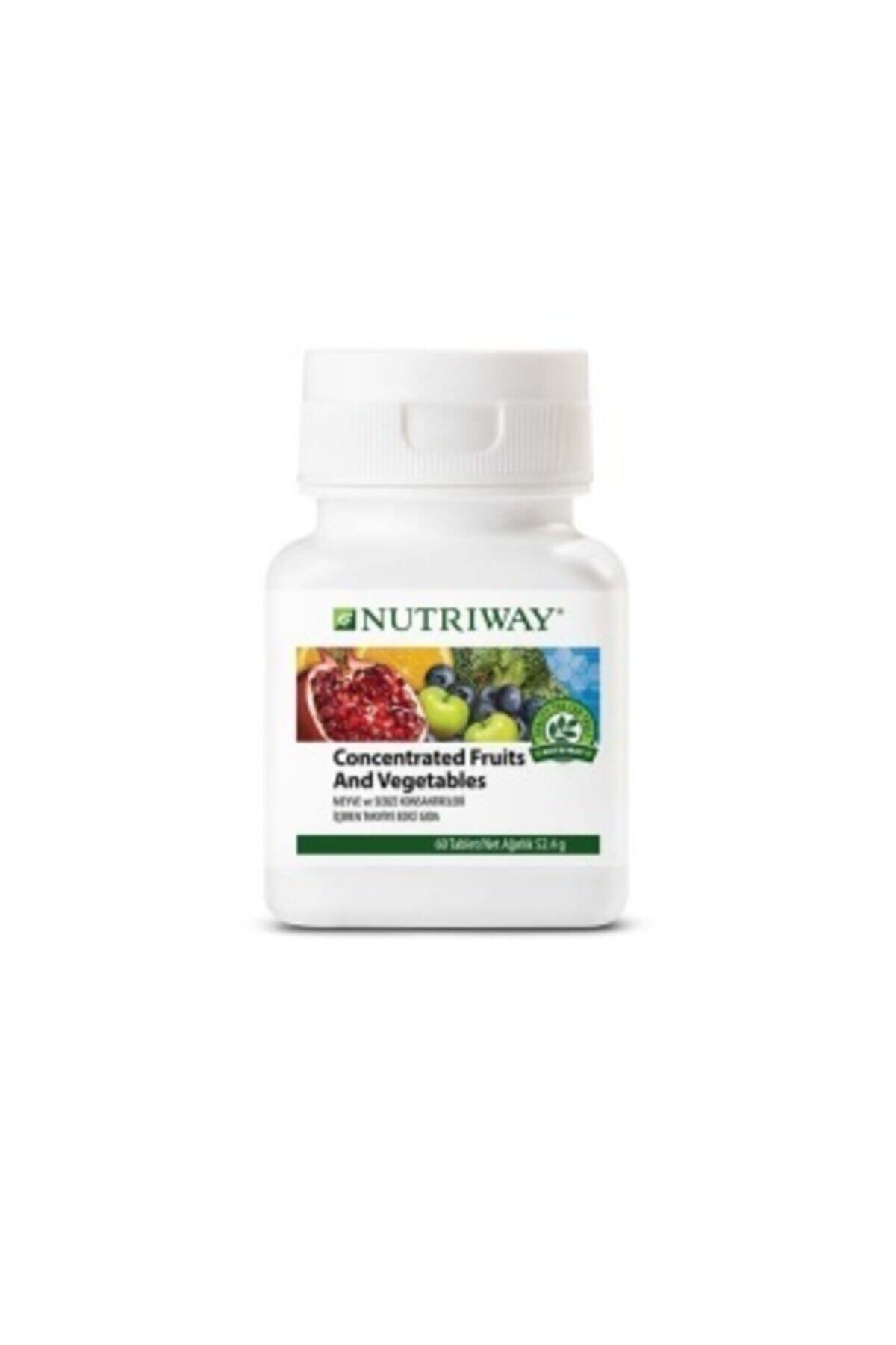 Amway Concentrated Fruit And Vegetables Nutrıway™(60 TABLET)sebze Ve ...
