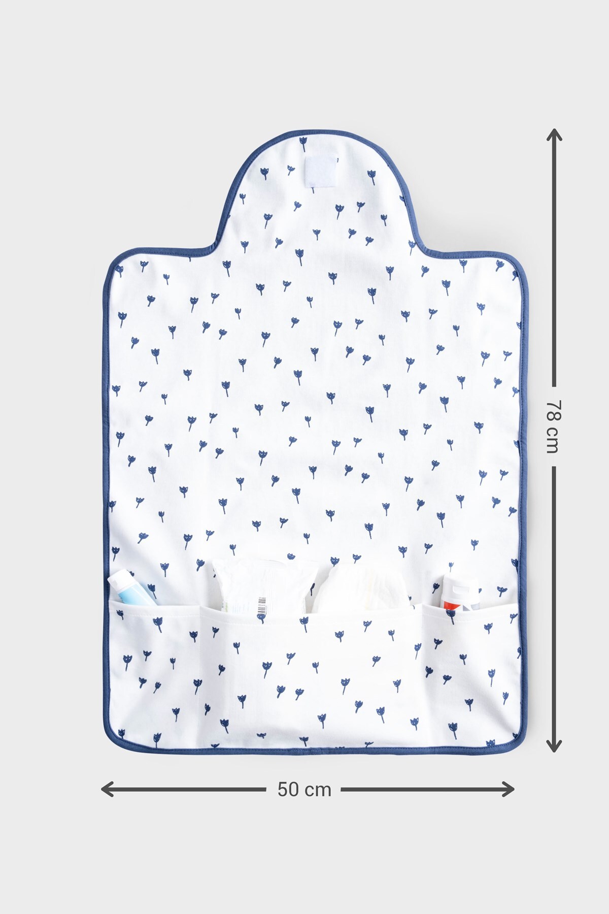 Little Gusto 3'lü Anne Bebek Bakım Çantası Seti Lacivert fotoğrafı 6 (önizleme)