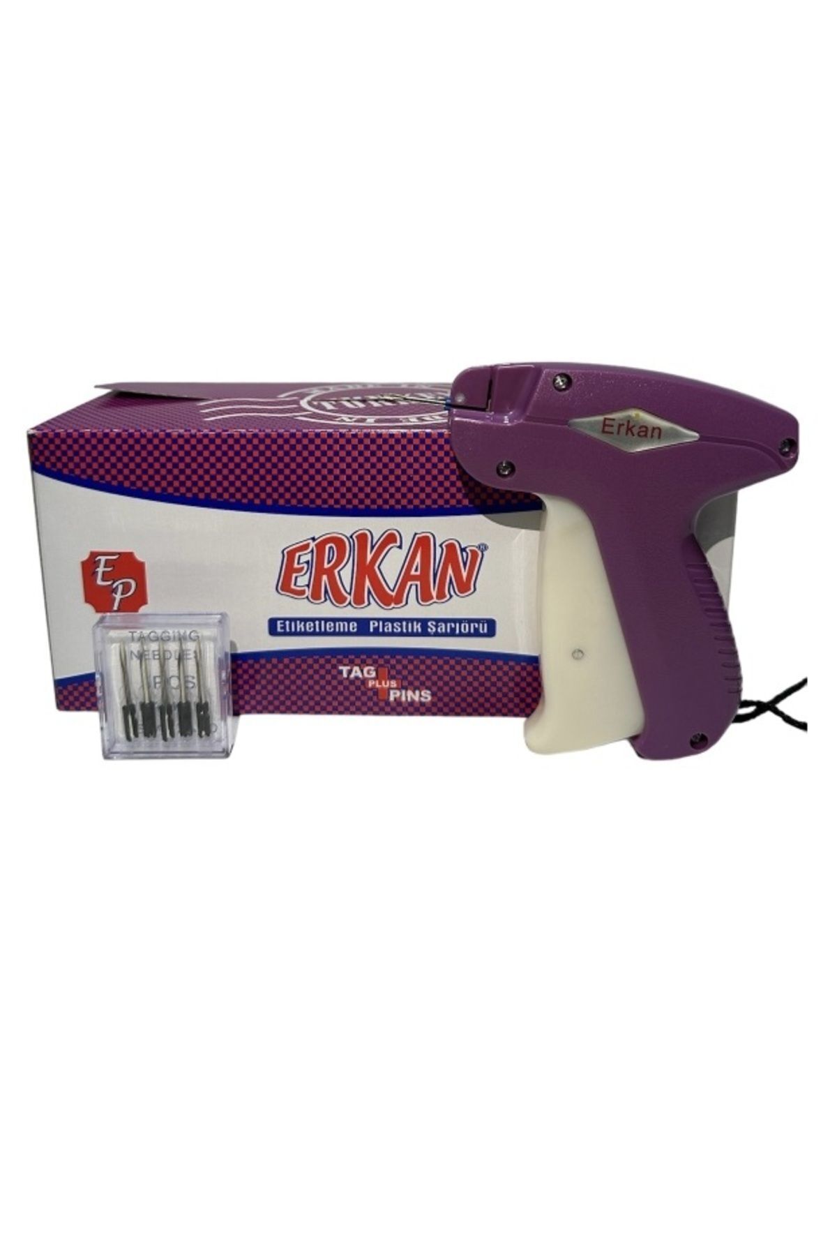 ERKAN 15 Mm Micro Halı Kılçığı Ve Tabancası Ve 5 Adet Demir Iğne Seti