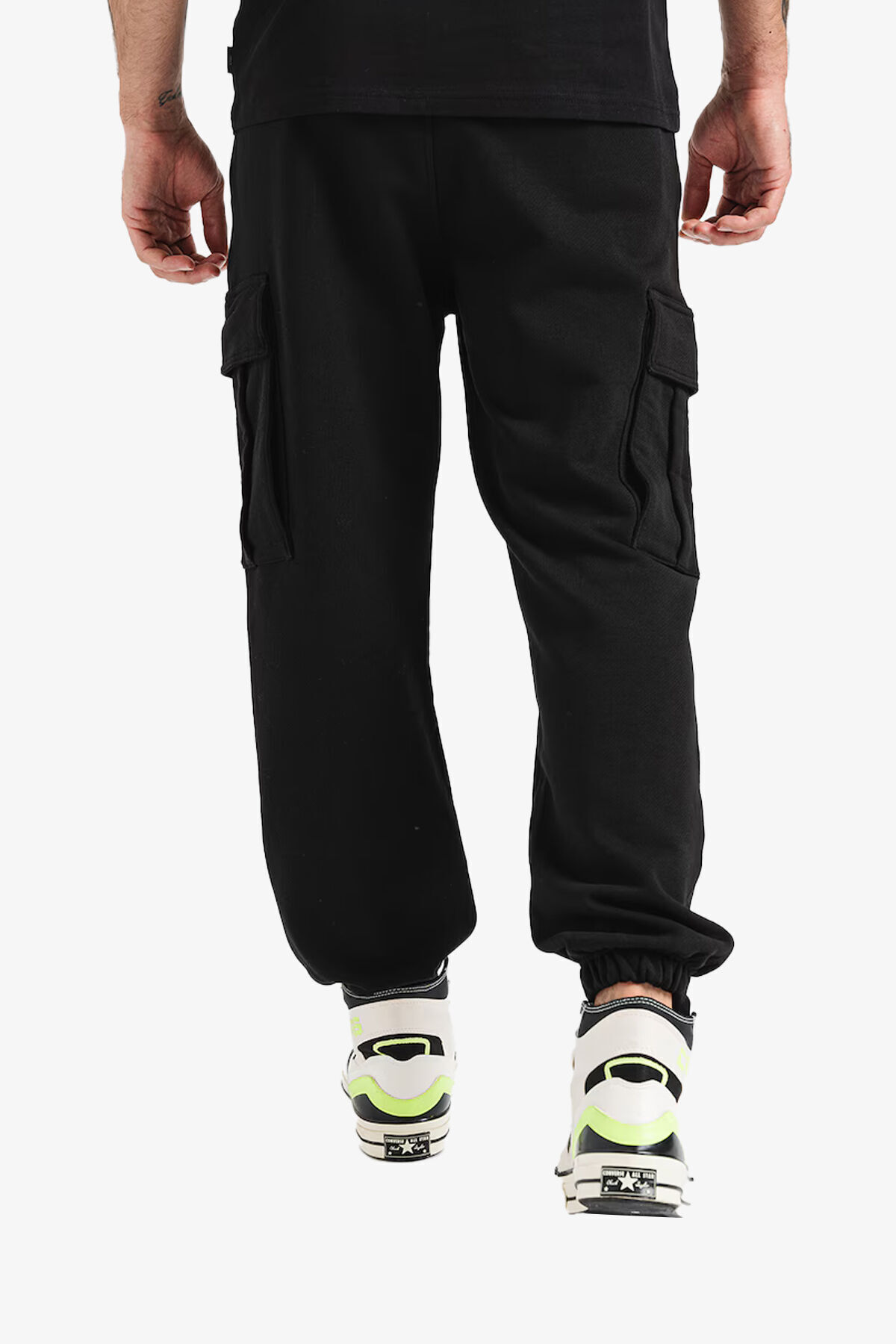 شلوار گرمکن مردانه مشکی جک اند جونز | 12263074-Black اورجینال - تصویر 3