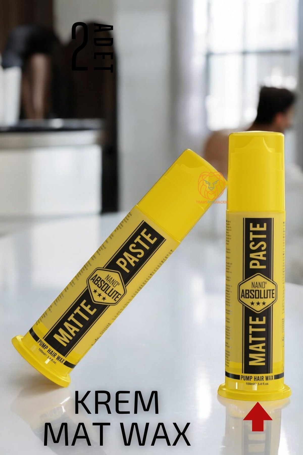 Transformacion Tüplü Mat Wax Matte Paste Wax Absolute Professional