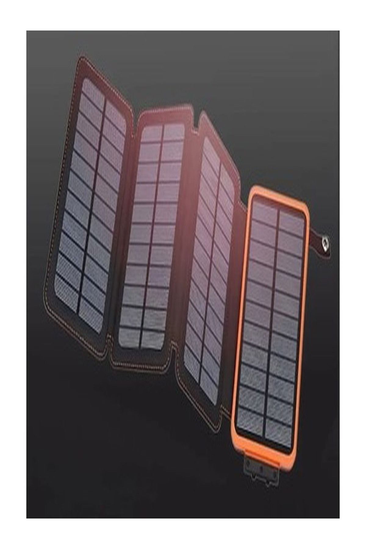 Powerbank Güneş Enerjili 20000 Mah 6 Led Işık Powerbank 2