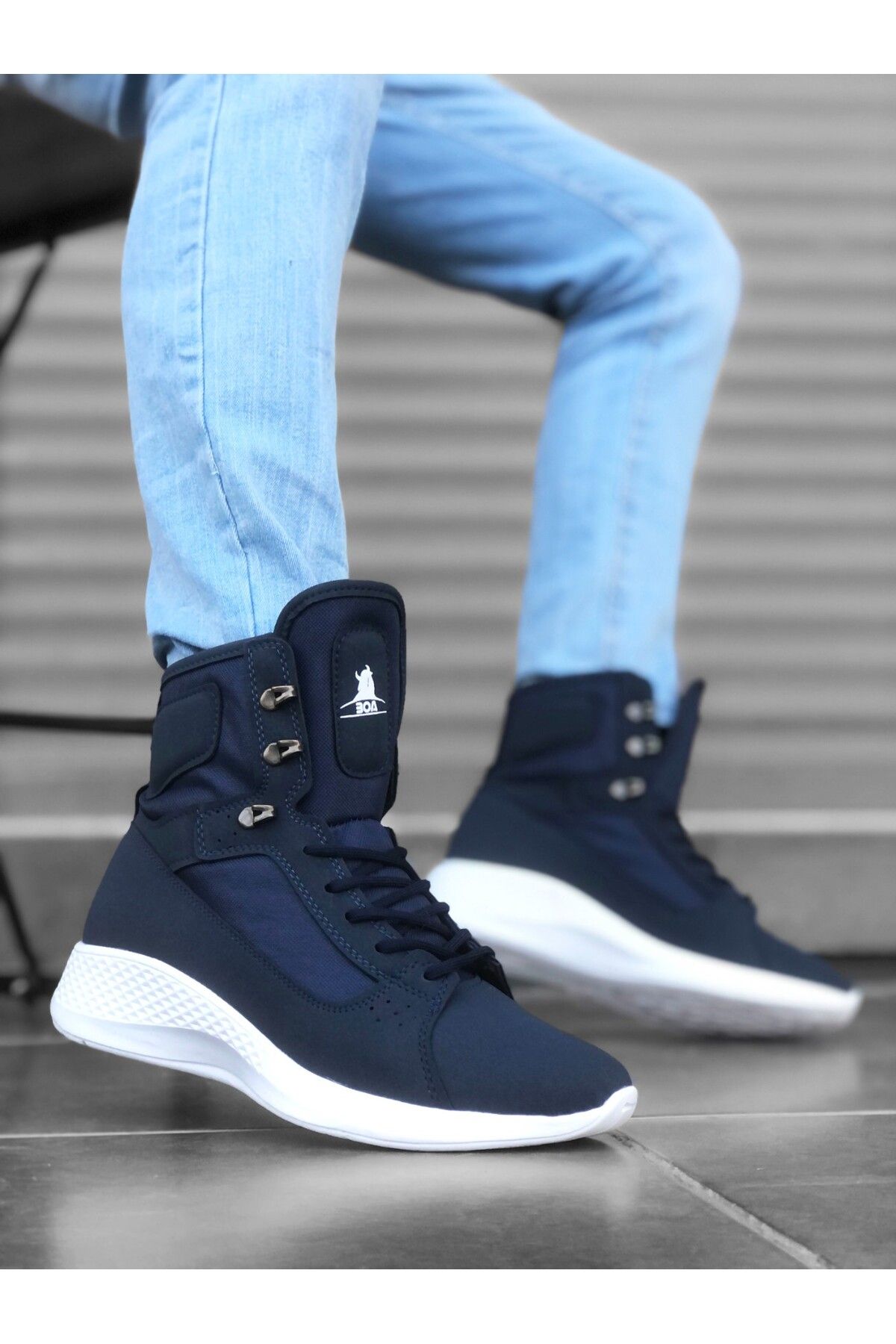 KUBACK Legend is back BA0600 Ba c kl Lacivert K sa Boksor Unisex Spor Postal Bot Erkek Ayakkab