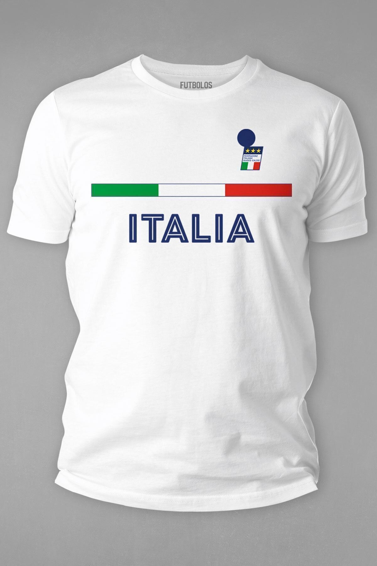 T shirt italia calcio deals
