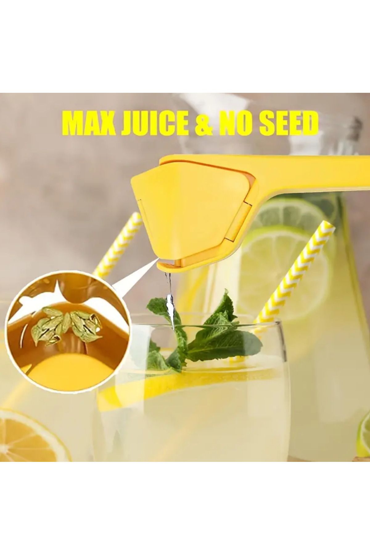 SYNOPE-Easy-To-Use All-Squeeze Waste-Free Seedless Practical Lemon Orange Juicer Tool 4