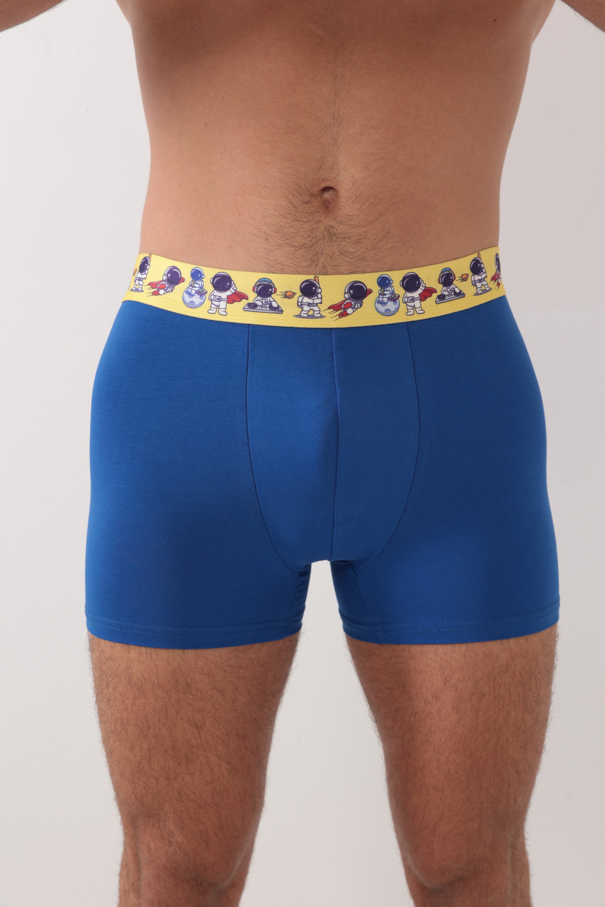 باکسر مردانه آبی Saint Sail | SSAILASTRO اورجینال - تصویر 4