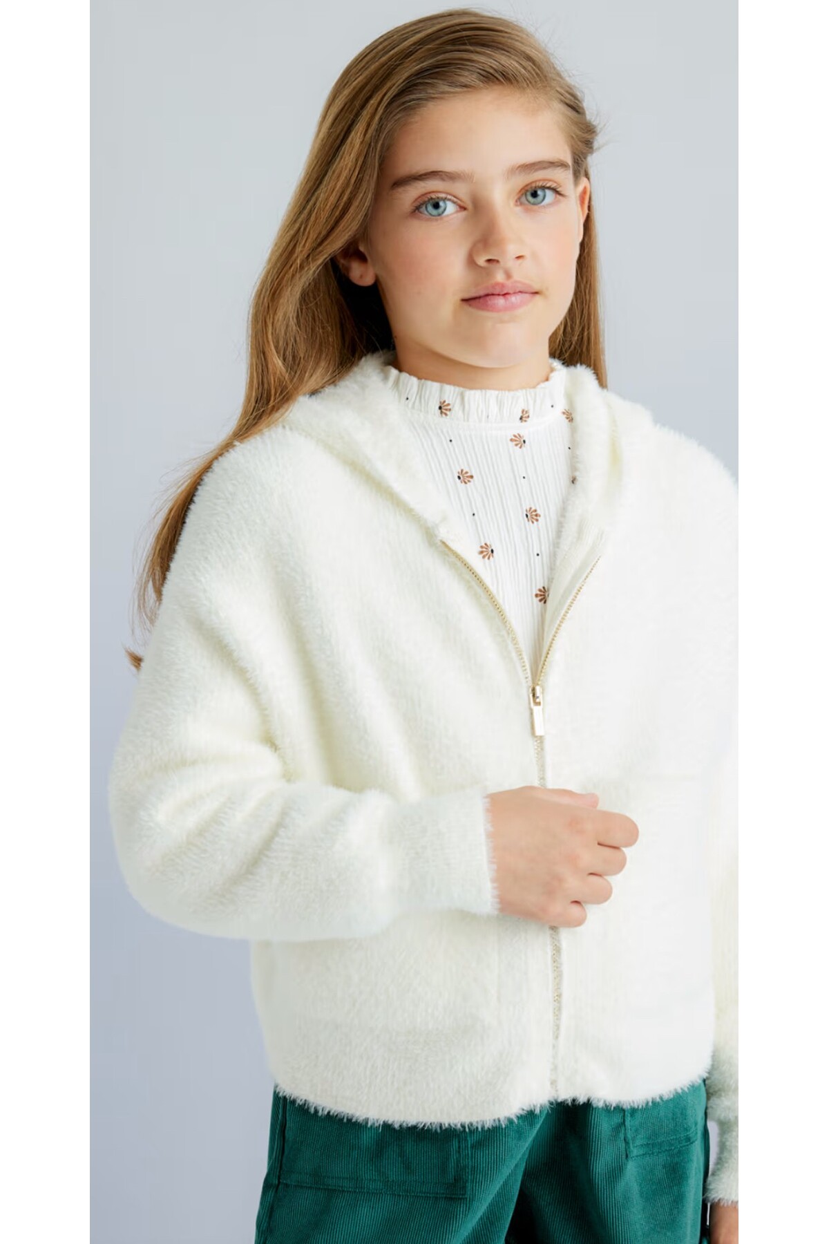 Mayoral Kız Çocuk Peluş Ceket fotoğrafı 2 (önizleme)