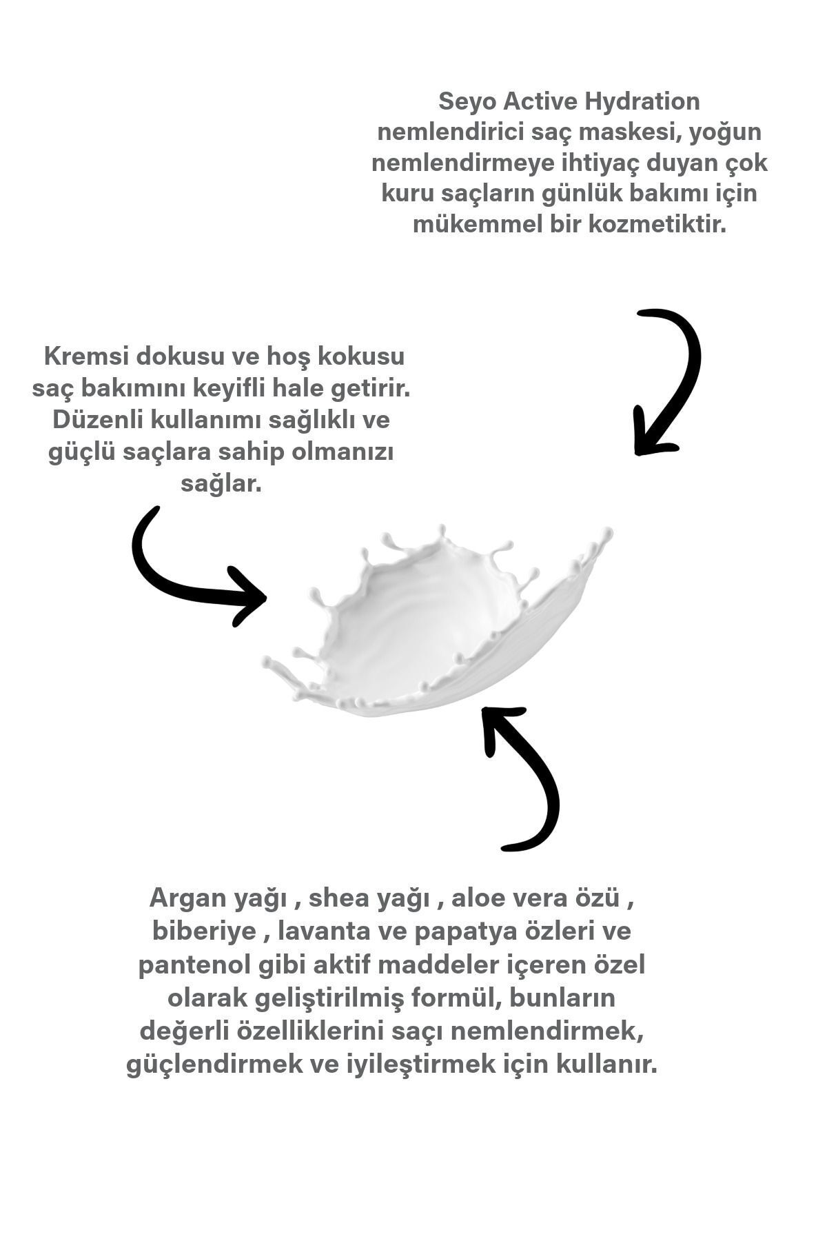 Active Hydration Argan Yağlı Nemlendirici Saç Maskesi 500 ML — FY20307 — تصویر 2 از 3