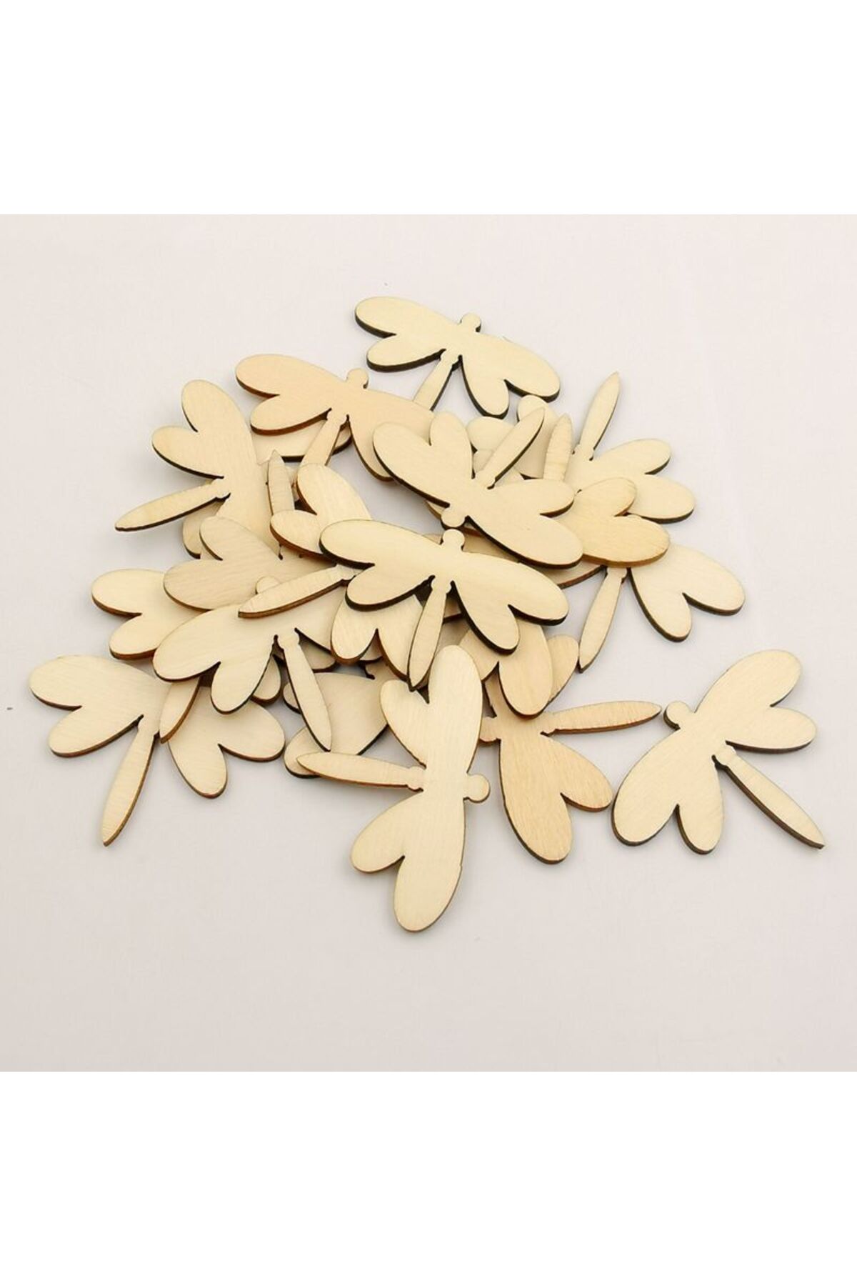 Boyanabilir Ahşap Yusufcuk Kuşu 5x3,5 Cm 30 Adet 2