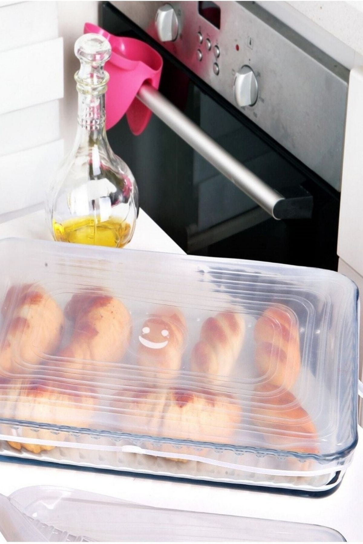 Meturas-27X40 cm Stretch Silicone Rectangular Pyrex Cover - Maintaining Freshness 2