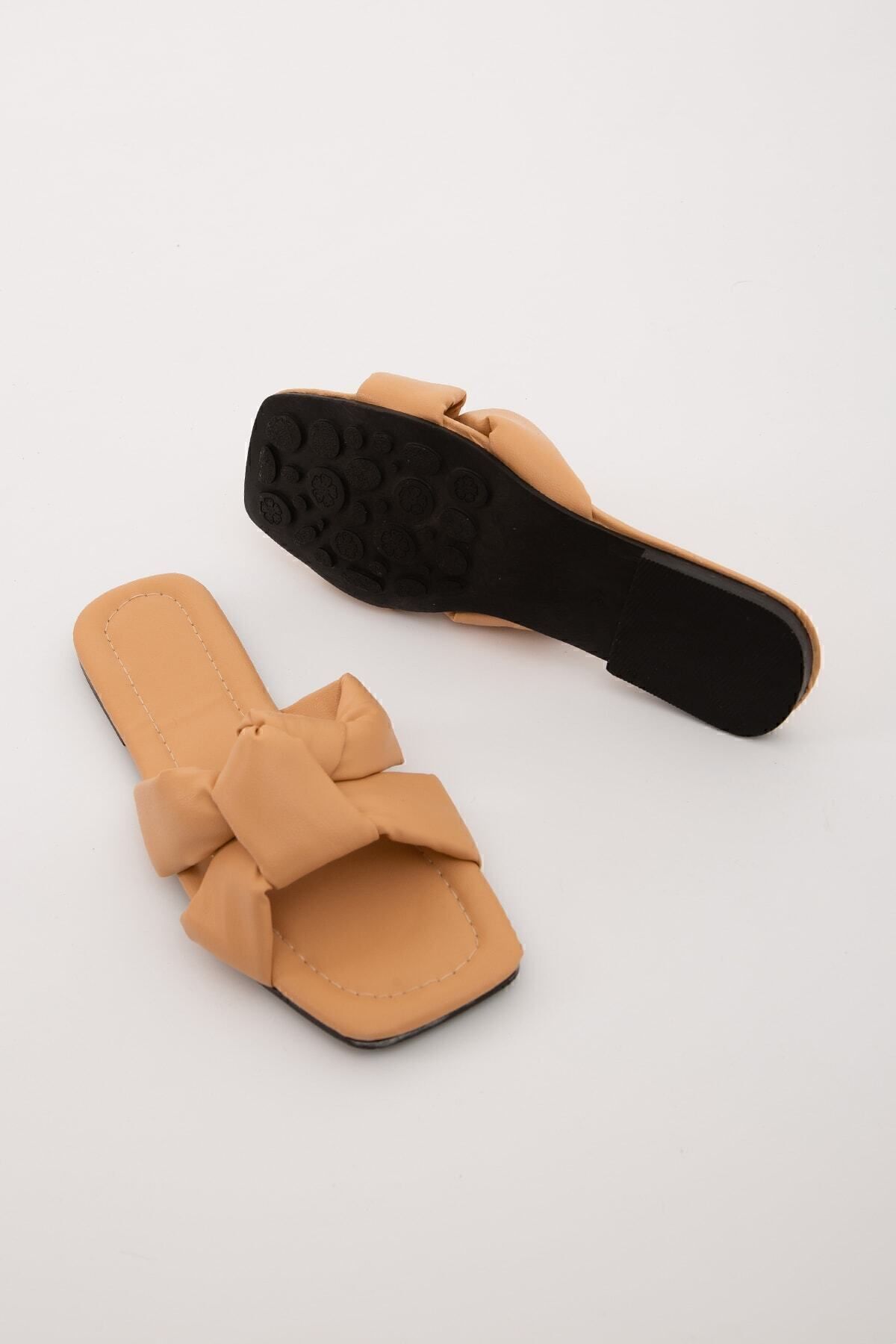 Moda Devrin-Papuci pentru femei Mink Bound Papuci pentru exterior și acasă 8