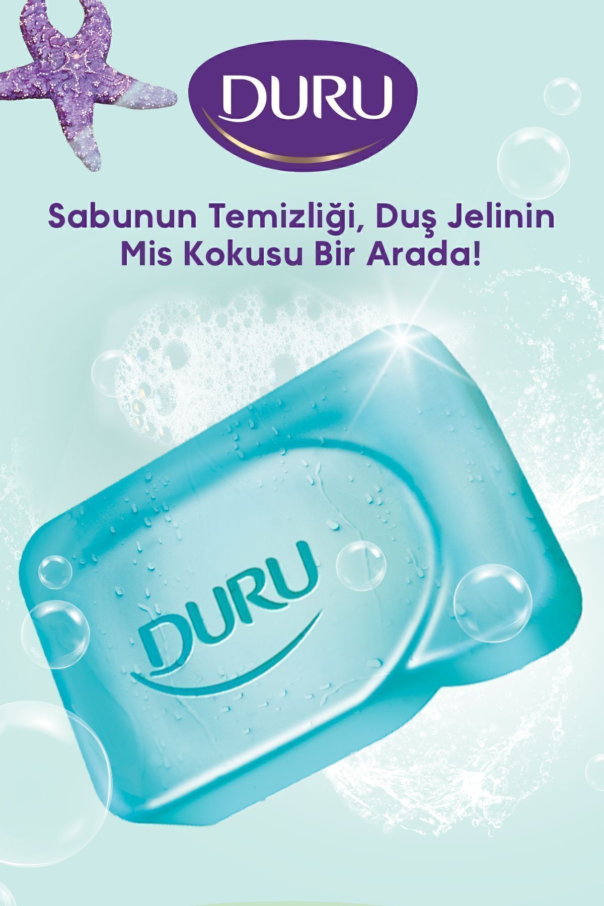 صابون دوش 16 عددی Fresh Sensations Ocean Freshness 4x600 گرم Duru