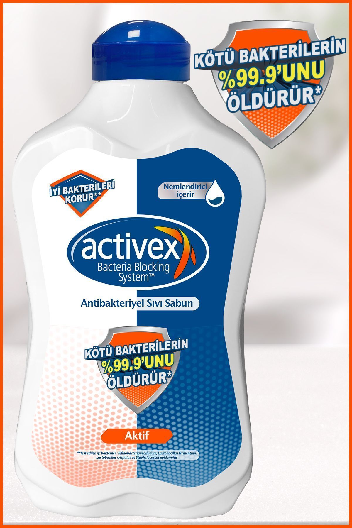 صابون مایع آنتی باکتریال اکتیو 2×1.5 لیتر 500 میلی لیتر Activex