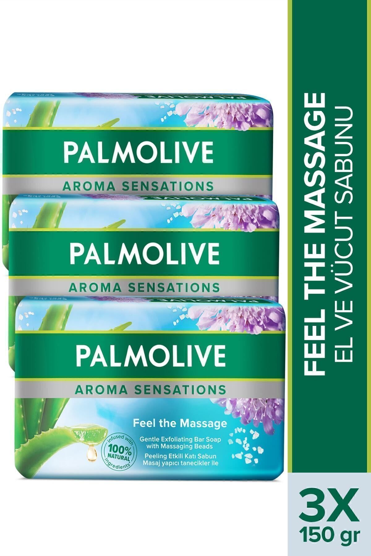 Palmolive-Aroma Sensations Feel The Massage Hand and Body Soap 3 x 150 gr 1