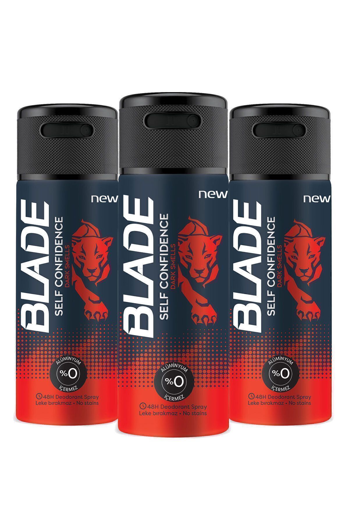 دئودورانت مردانه خود اعتماد به نفس 3x150ml Blade