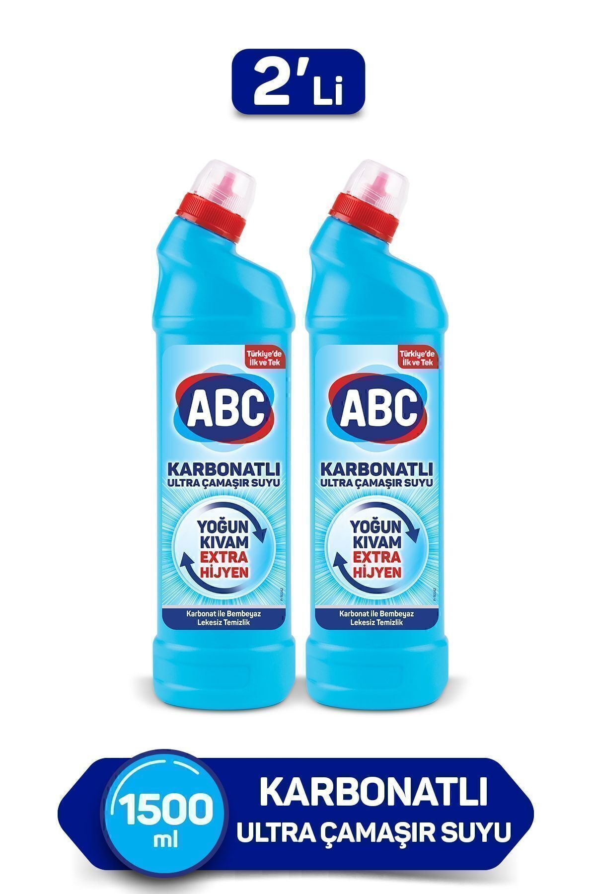 ABC Karbonatlı Ultra Çamaşır Suyu 750 ml 2'li Paket